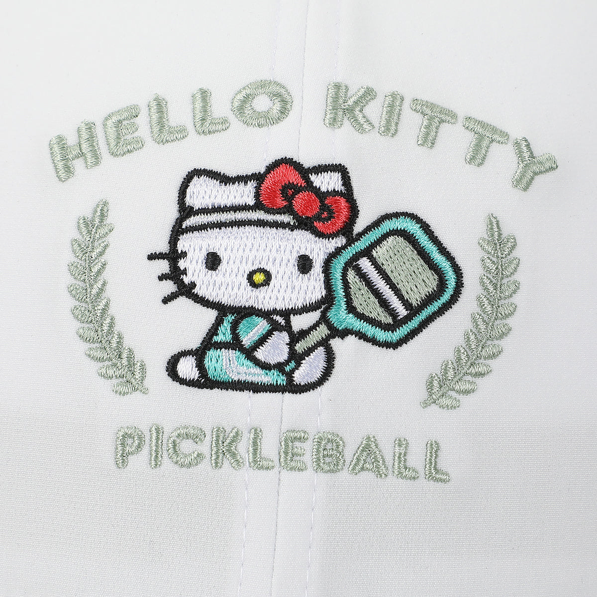 Hello Kitty Pickleball Elite Flex Women's White Unstructured Baseball Cap