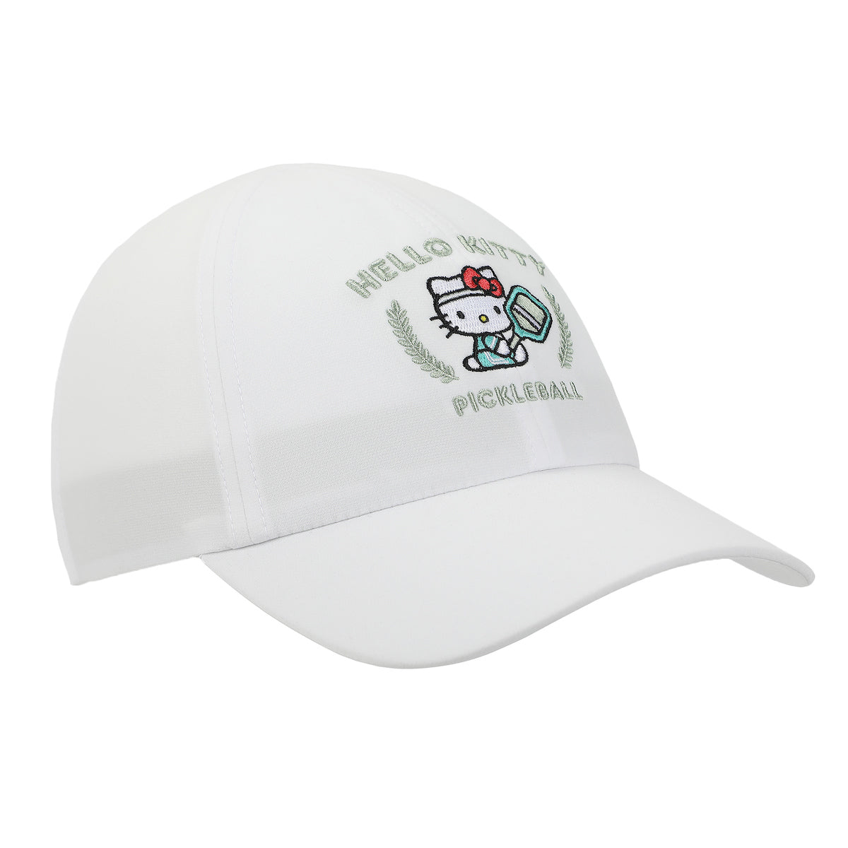 Hello Kitty Pickleball Elite Flex Women's White Unstructured Baseball Cap