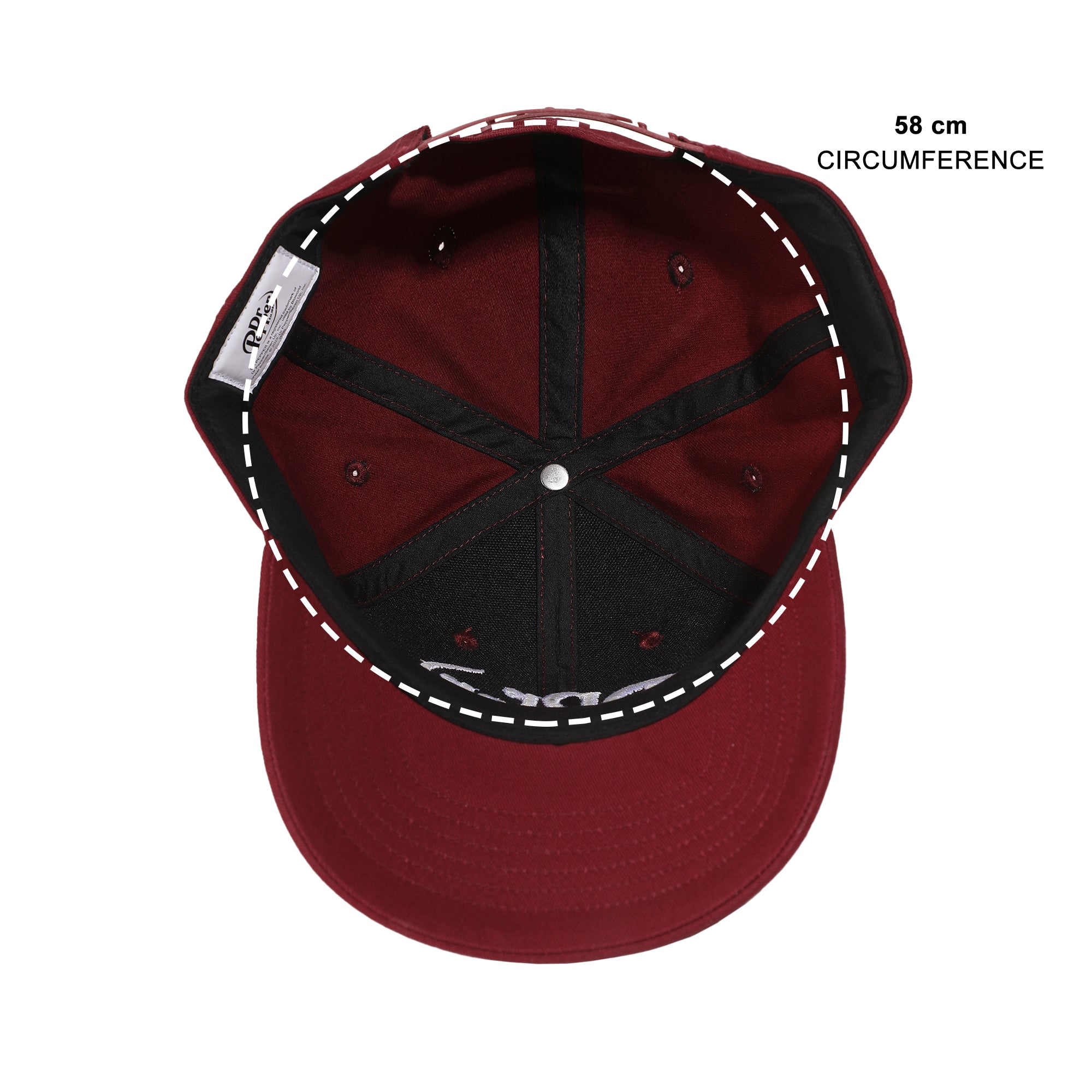 Dr. Pepper Embroidered 3D Logo Red Traditional Adjustable Hat