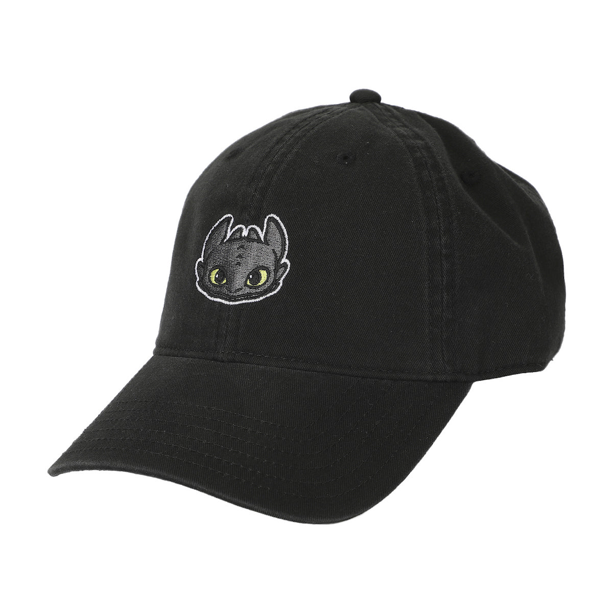 How To Train Your Dragon Toothless Face Black Unstructured Baseball Cap