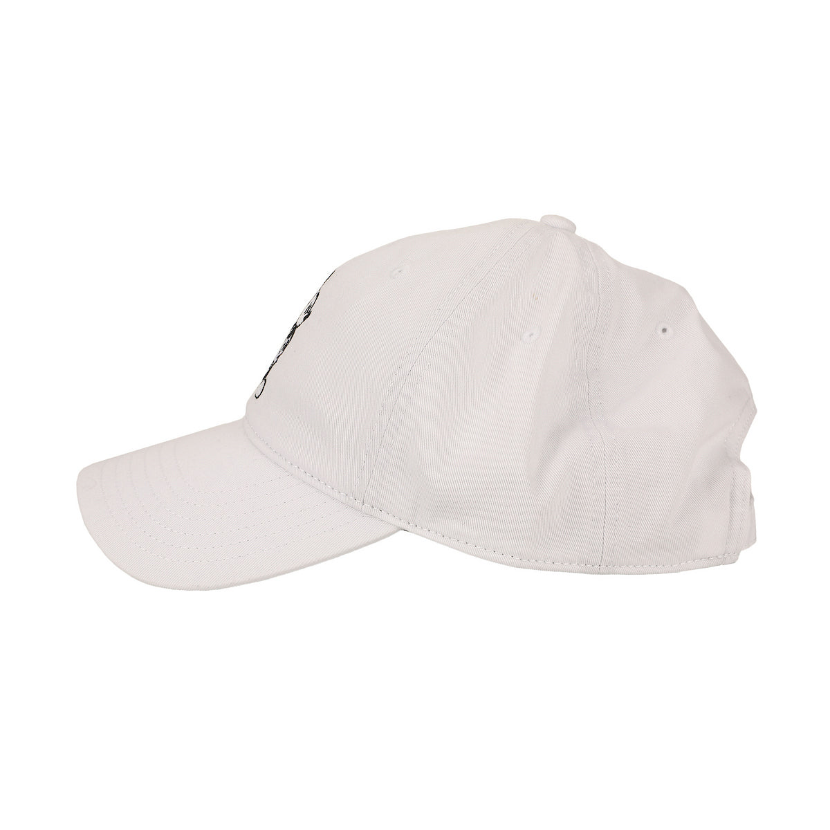 Disney Mickey Mouse Black & White Character Art White Unstructured Baseball Cap