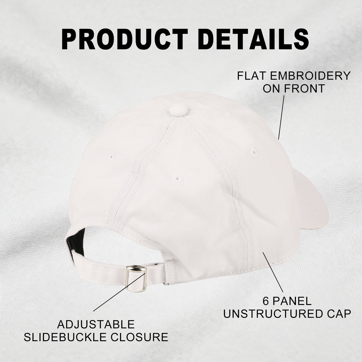 Disney Mickey Mouse Black & White Character Art White Unstructured Baseball Cap