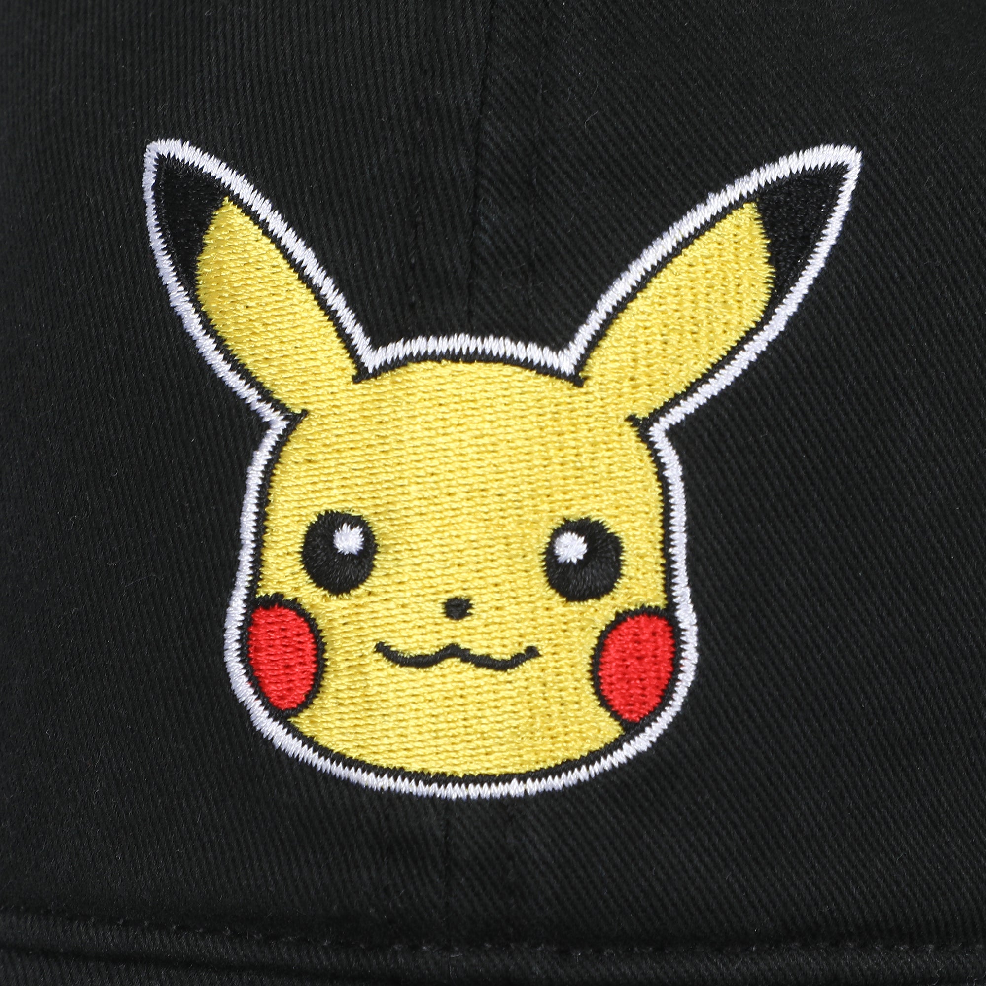 Pokemon Pikachu Black Washed Cotton Twill Dad Cap