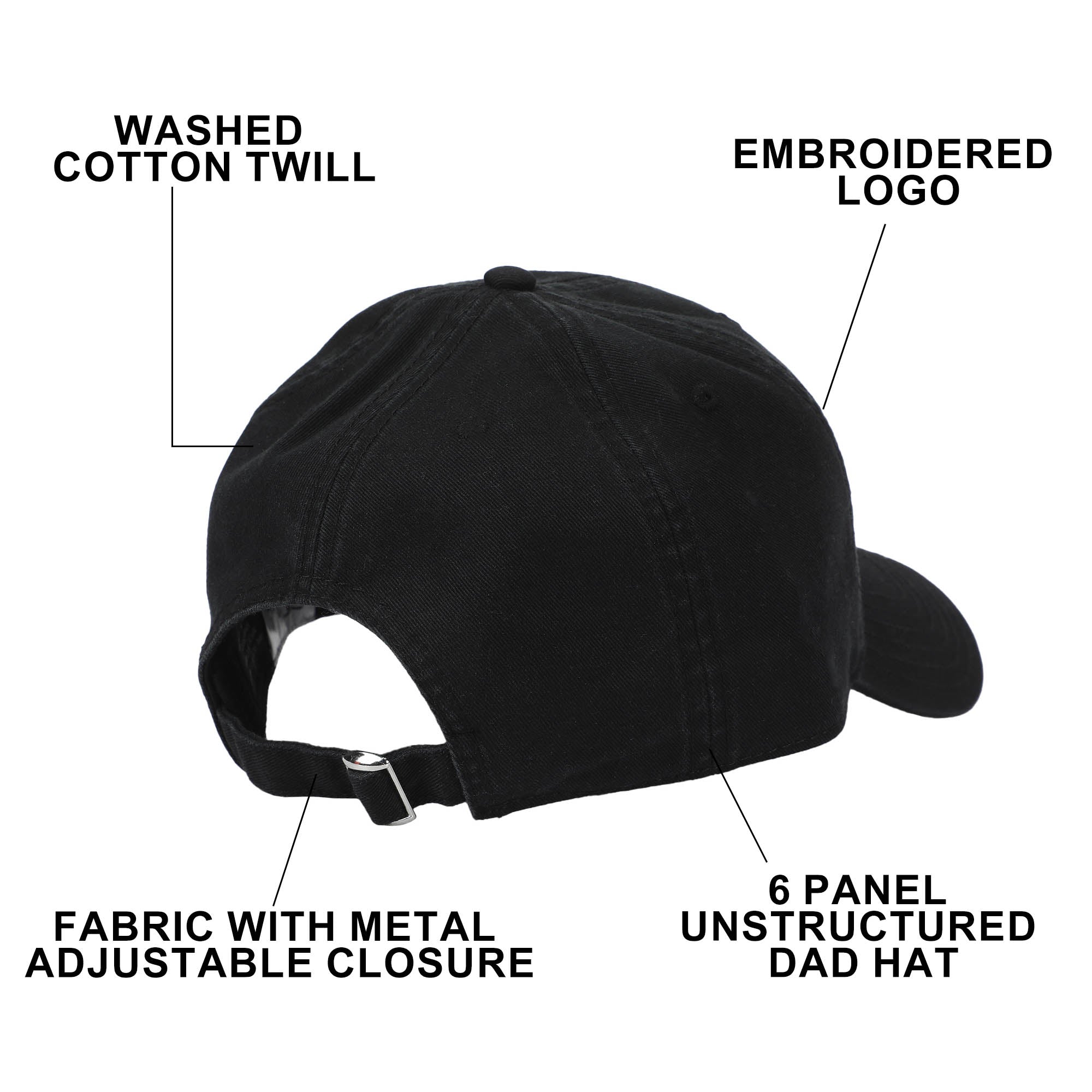 Pokemon Eevee Black Dad Hat