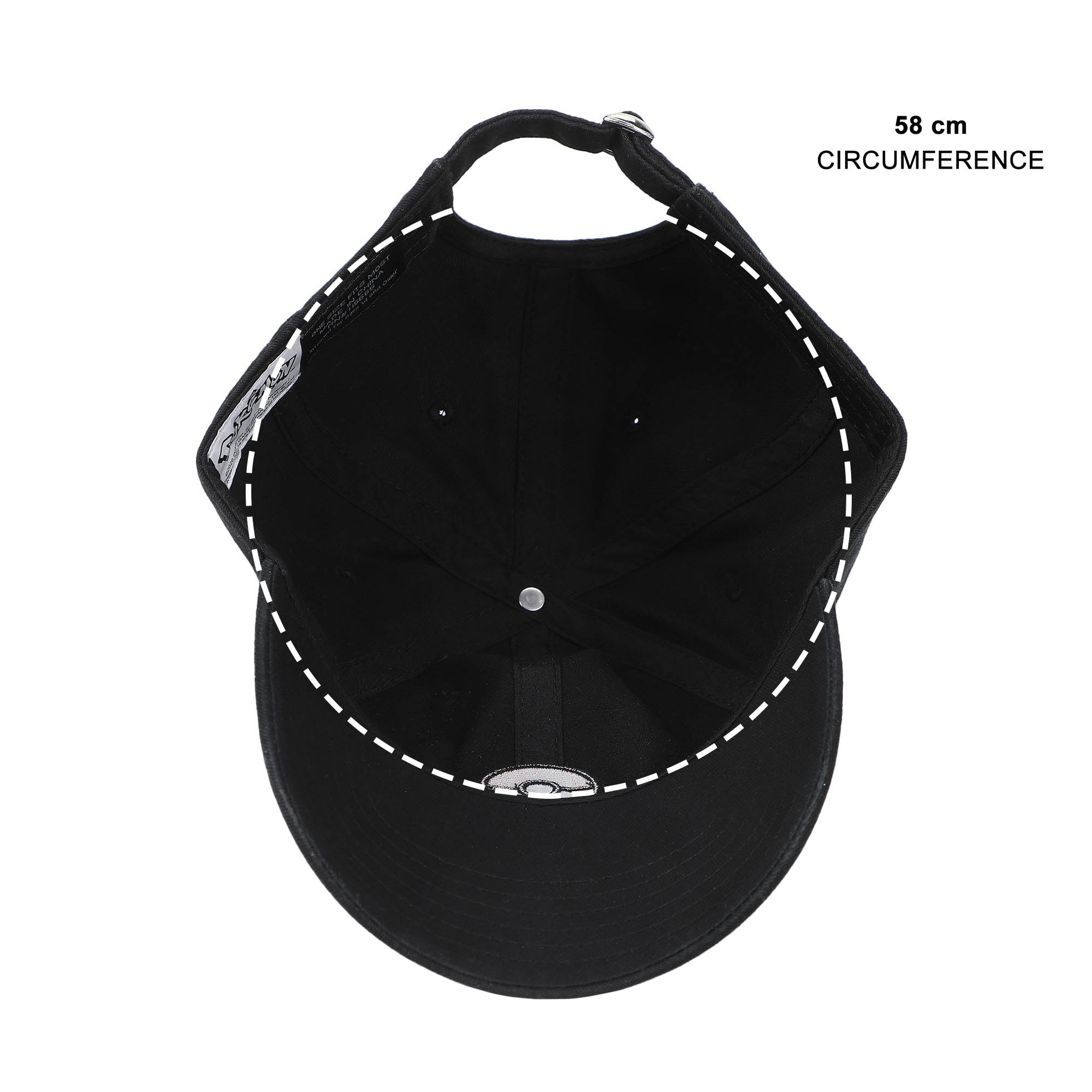 Pokemon Pokeball Black Dad Hat