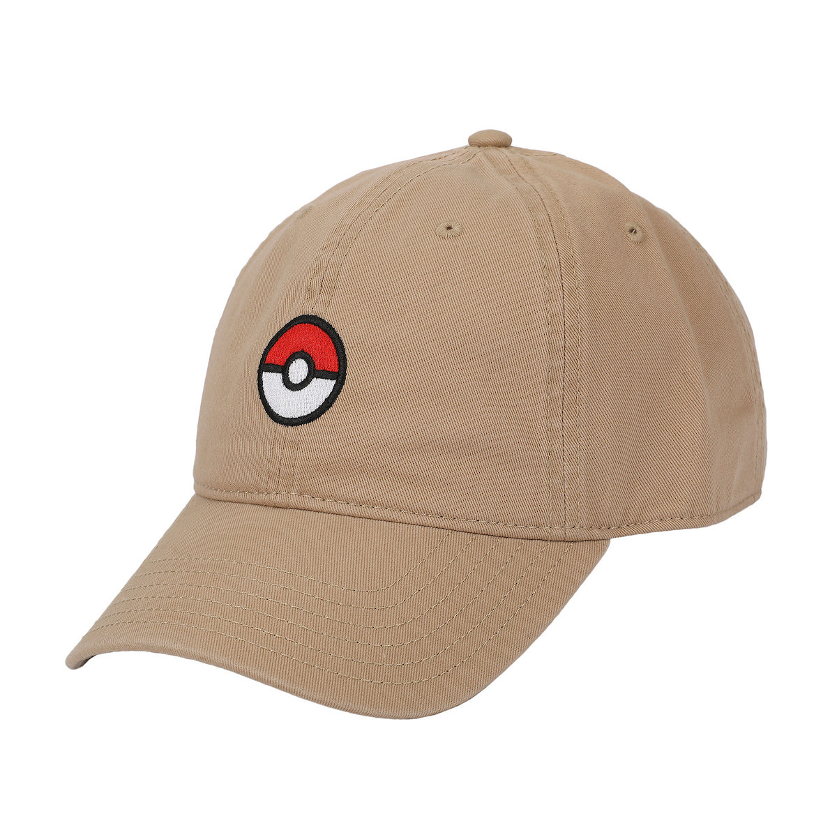 Pokemon Embroidered Poké Ball Adult Baseball Hat (One Size)