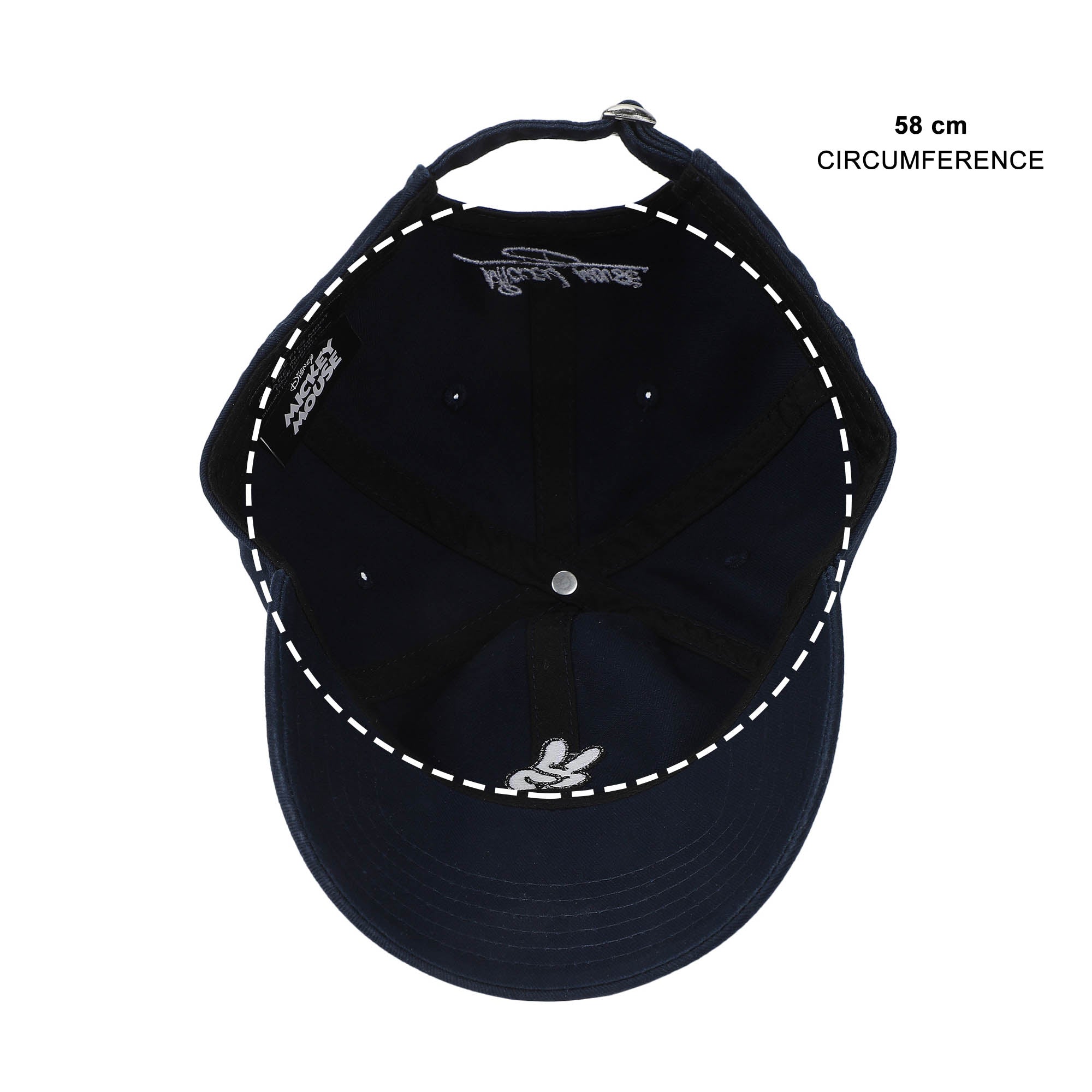 Disney Mickey Mouse Glove & Signature Navy Dad Hat