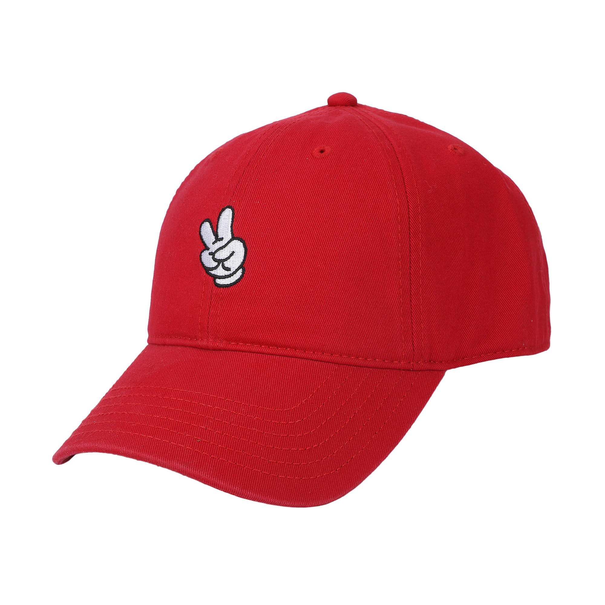 Disney Mickey Mouse Glove & Signature Red Dad Hat