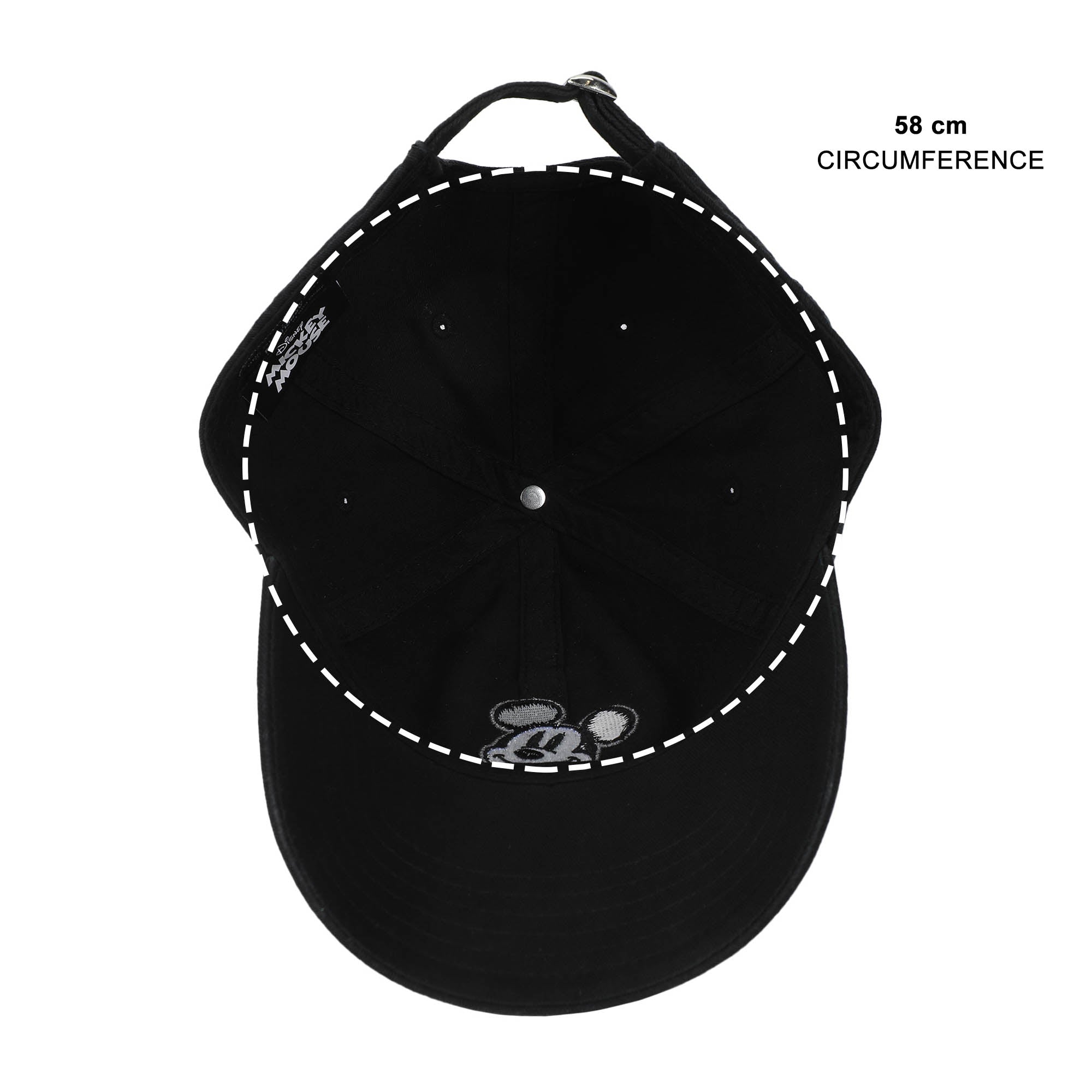 Disney Classic Characters Mickey Mouse Black Dad Hat