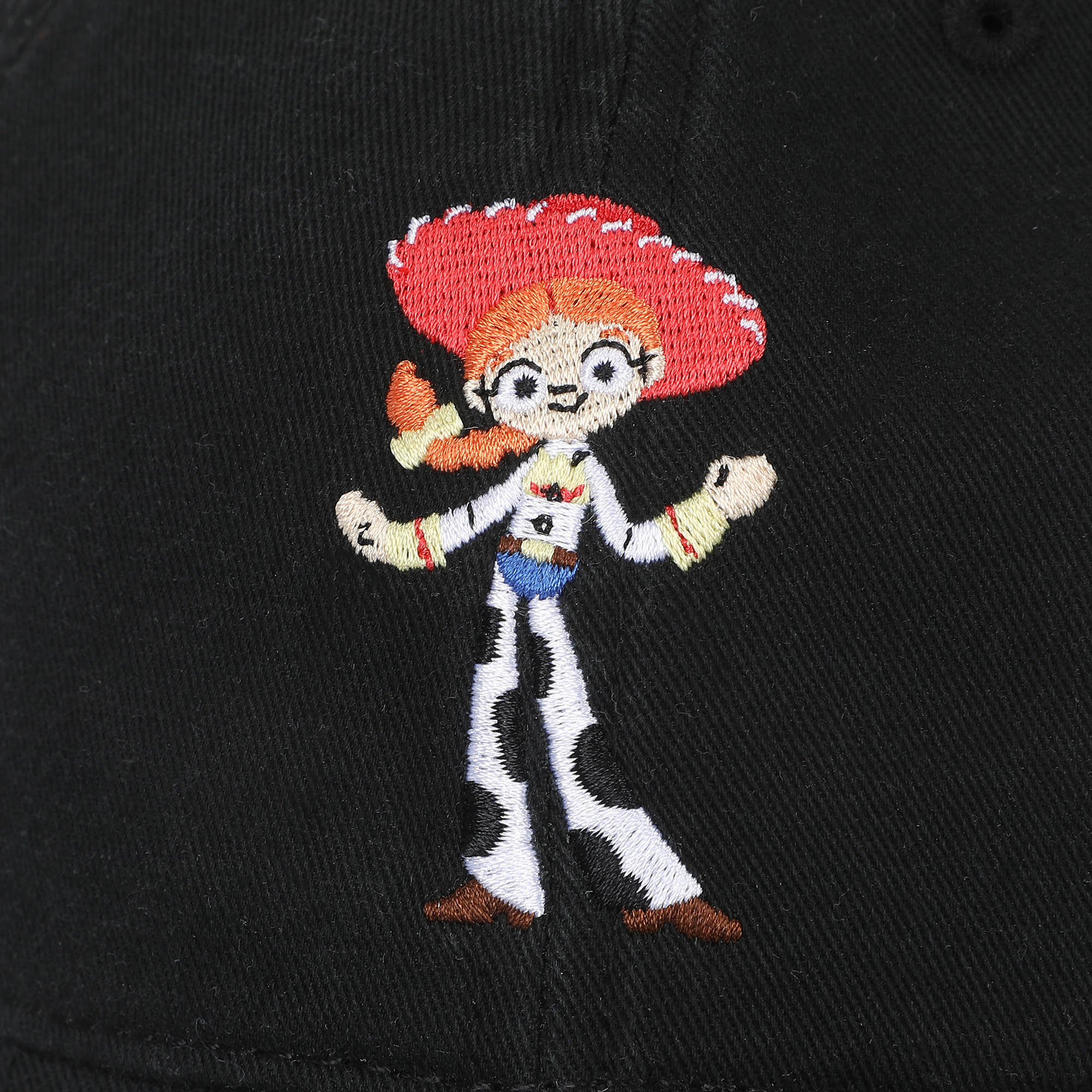 Toy Story Cowgirl Jessie Black Washed Cotton Twill Dad Cap