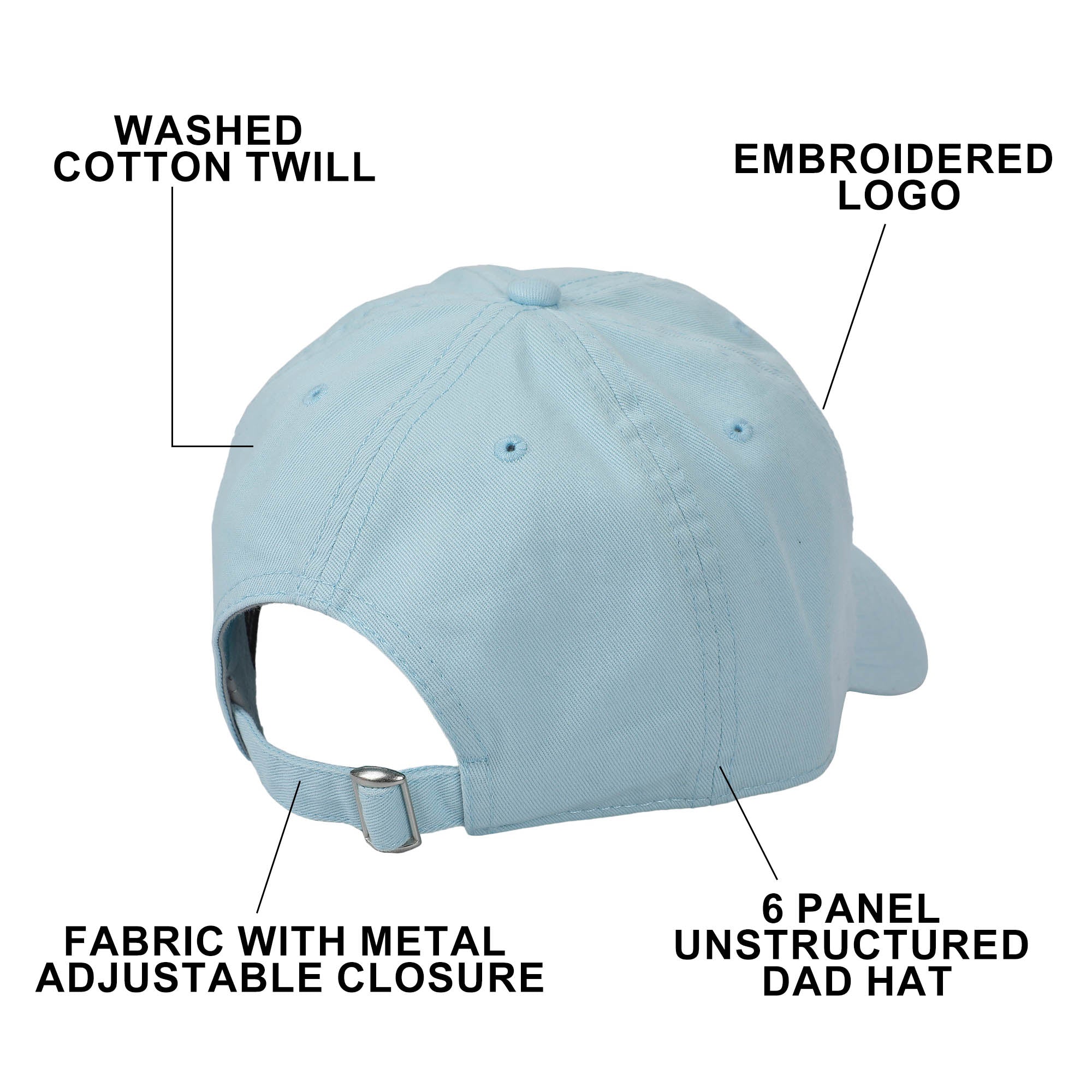 Pixar Collections Up House With Balloons Blue Washed Cotton Twill Dad Cap