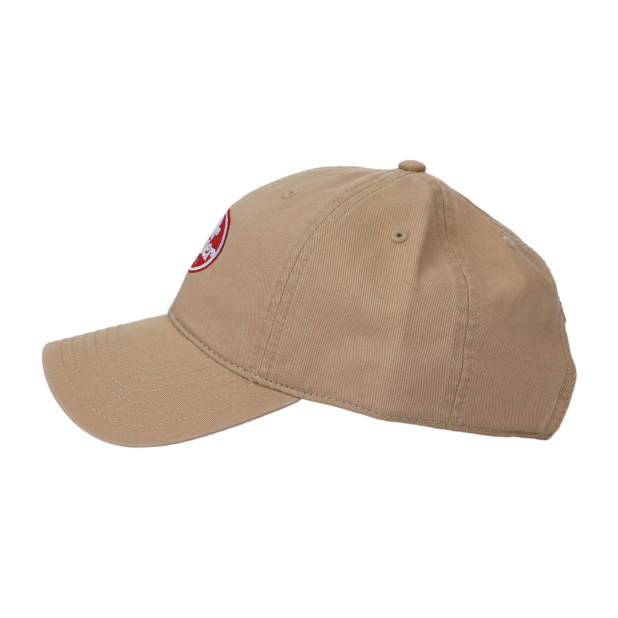 Dr Pepper Classic Logo Taupe Washed Cotton Twill Dad Cap