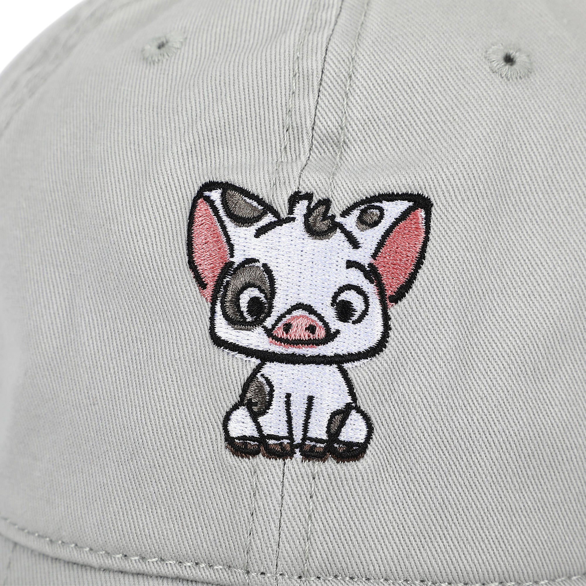Moana Pua Gray Unstructured Baseball Cap
