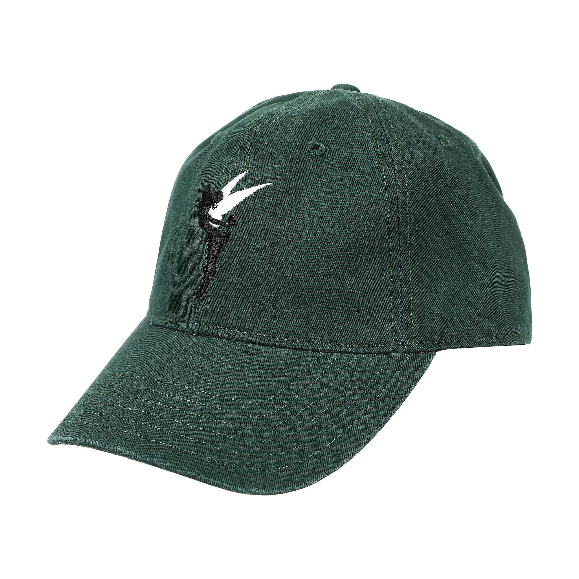 Peter Pan Flying Silhouettes Green Unstructured Baseball Cap