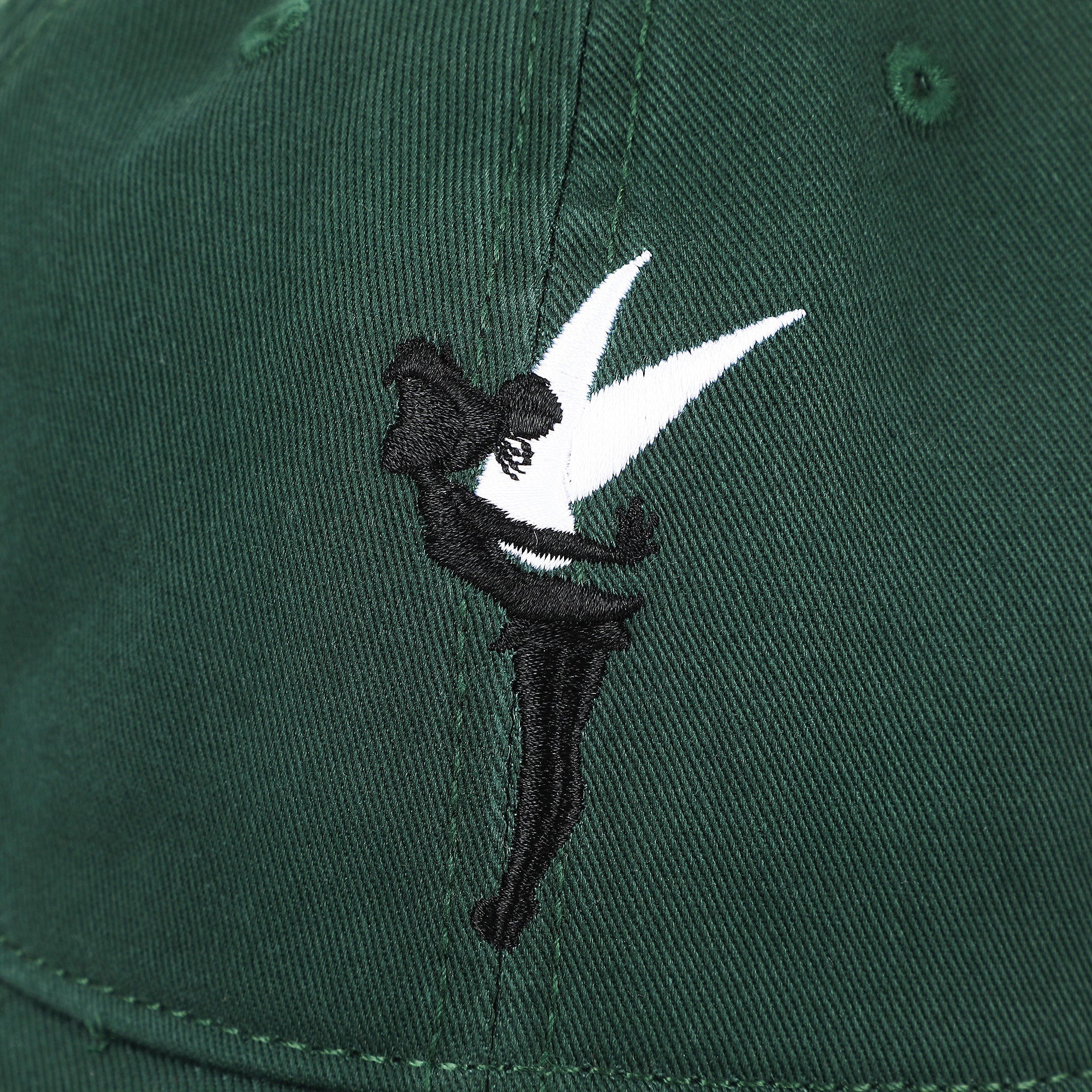 Peter Pan Flying Silhouettes Green Unstructured Baseball Cap
