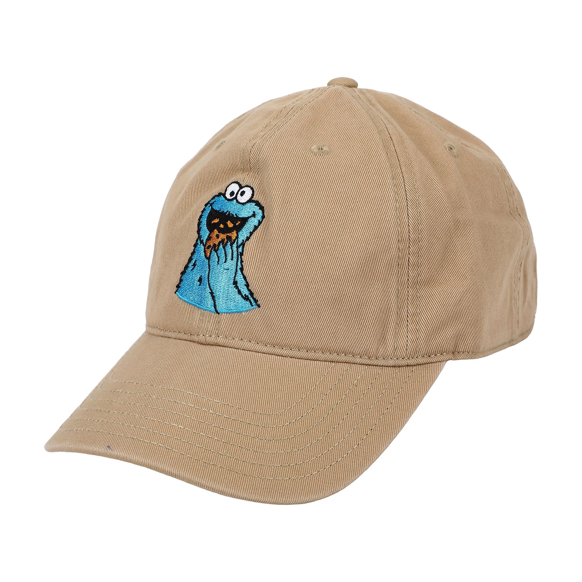 Sesame Street Cookie Monster Tan Unstructured Baseball Cap