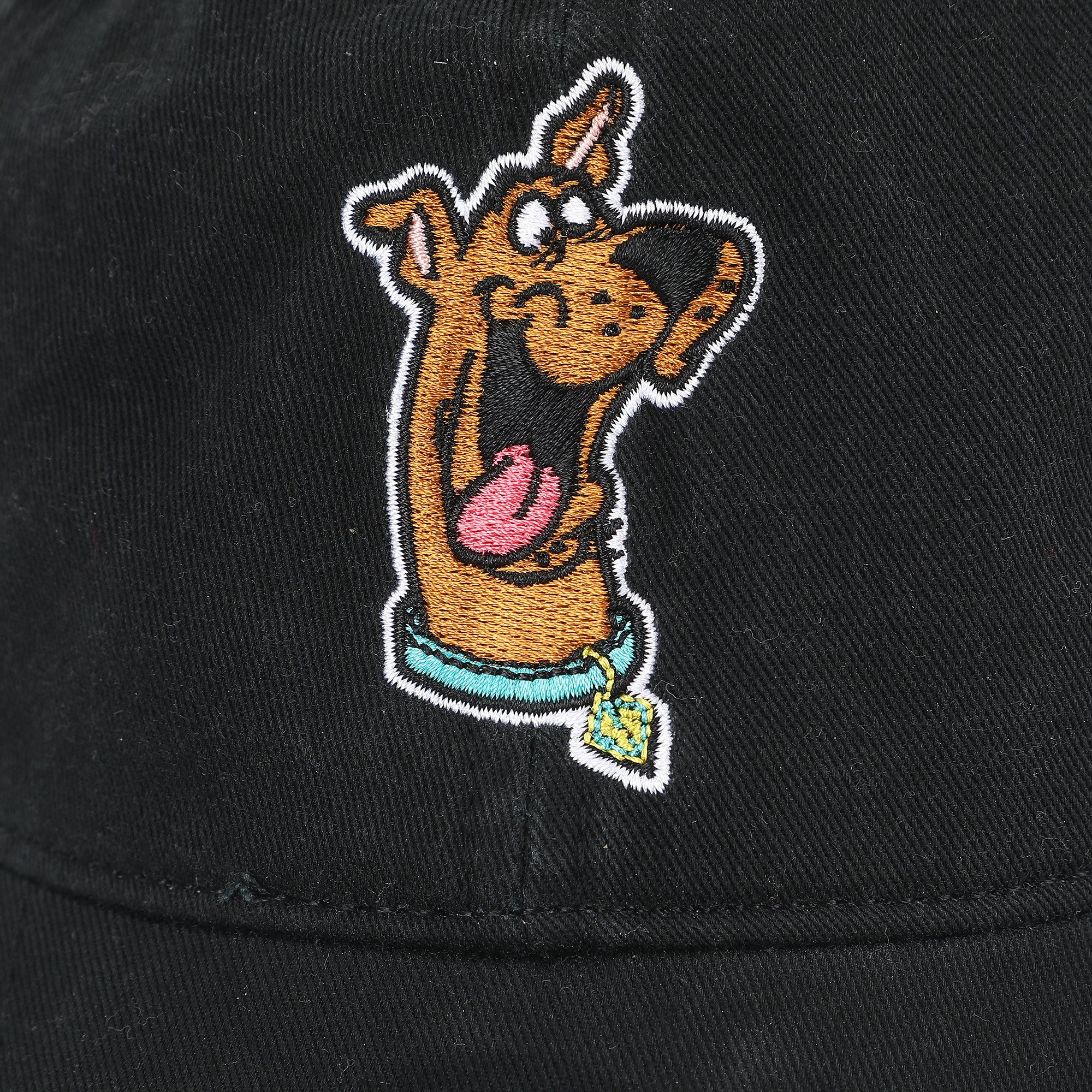 Scooby Doo Character Face Black Unstructured Baseball Cap