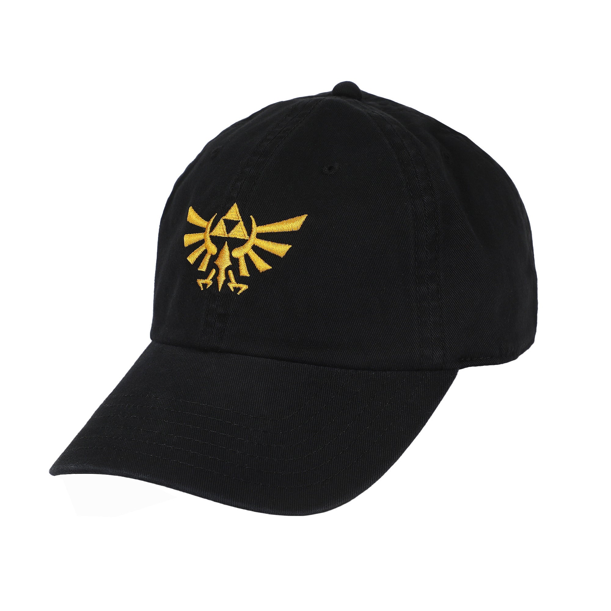 The Legend Of Zelda Hyrule Crest Embroidered Black Dad Hat