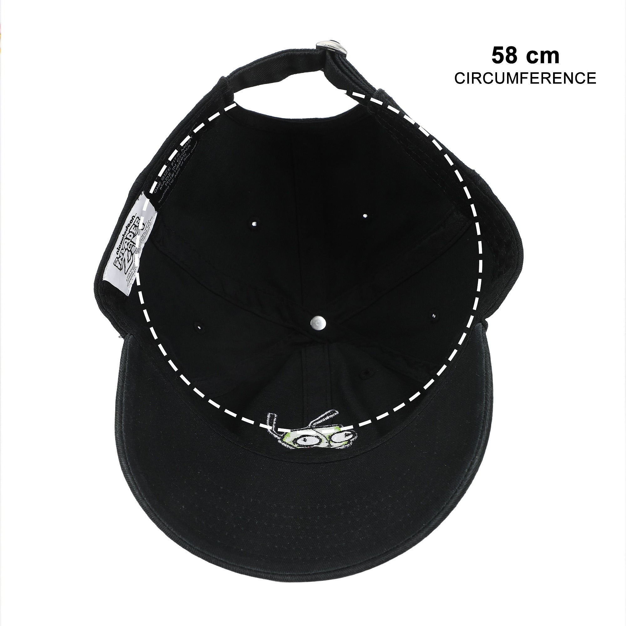 Invader Zim Gir Black Unstructured Baseball Cap
