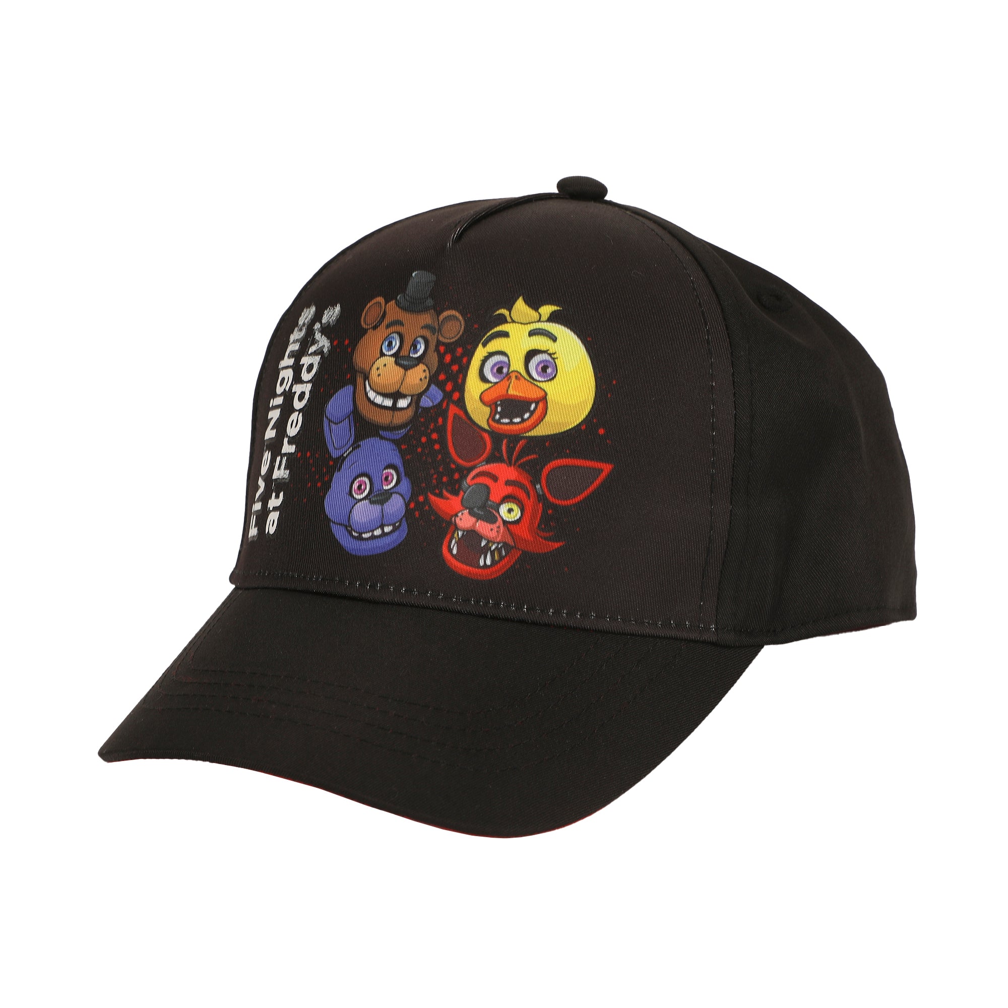 Five Nights At Freddy’s Character Heads Youth Brown Traditional Adjustable Baseball Cap