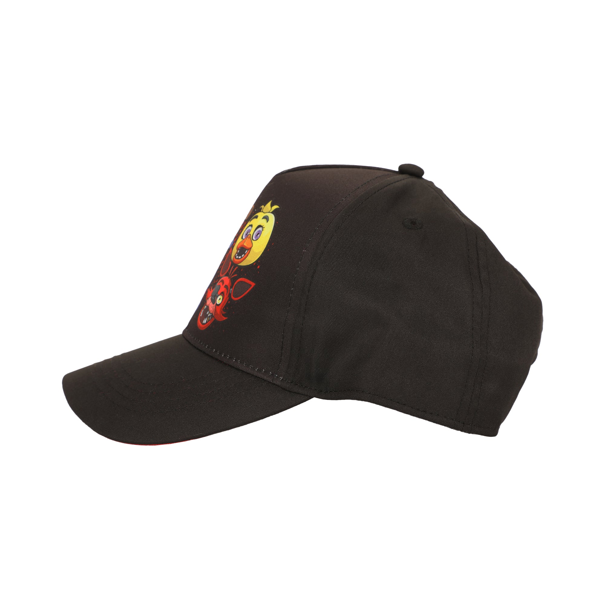 Five Nights At Freddy's Character Heads Youth Brown Traditional Adjustable Baseball Cap