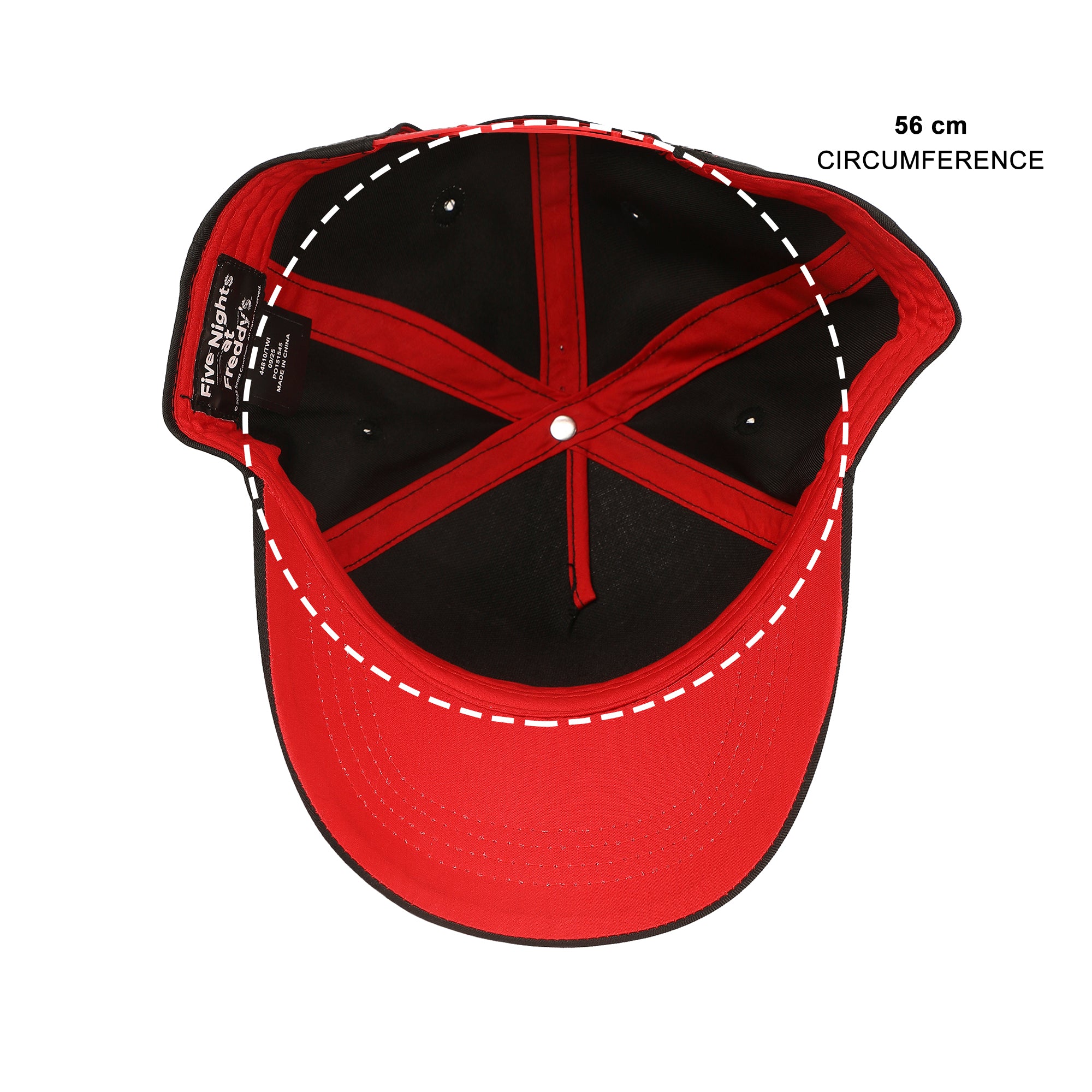 Five Nights At Freddy's Character Heads Youth Brown Traditional Adjustable Baseball Cap