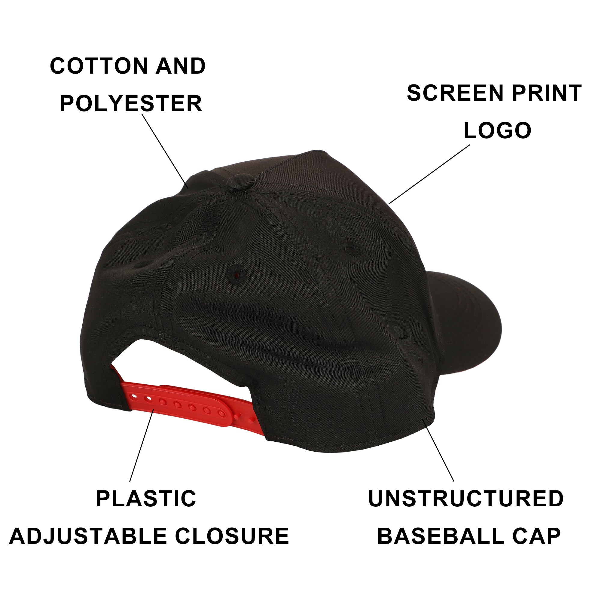 Five Nights At Freddy's Character Heads Youth Brown Traditional Adjustable Baseball Cap