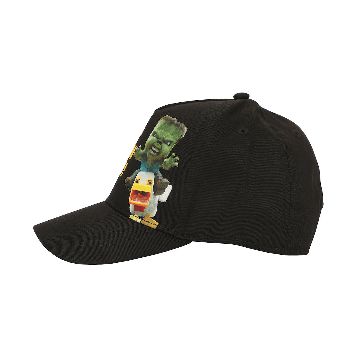 A Minecraft Movie Chicken Jockey Youth Black Traditional Adjustable Baseball Cap