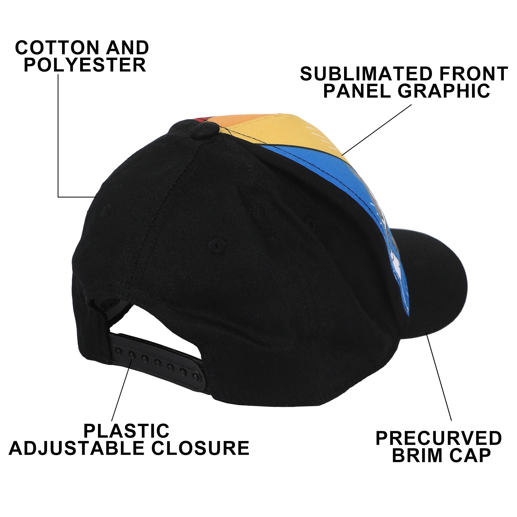 DC x Sega Sonic the Hedgehog Superheroes Youth Baseball Cap