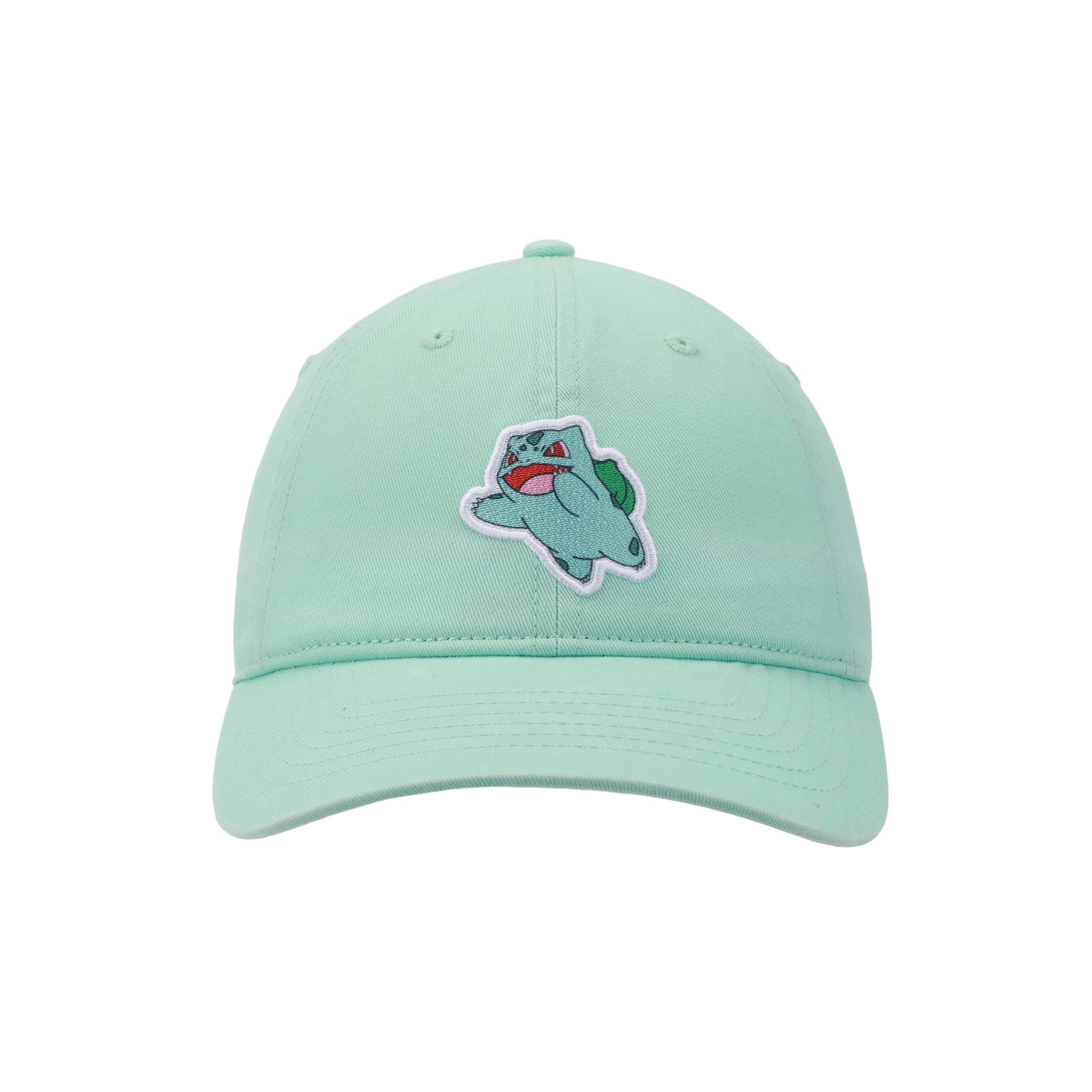 Pokémon Bulbasaur Printed Patch Green Unstructured Baseball Cap