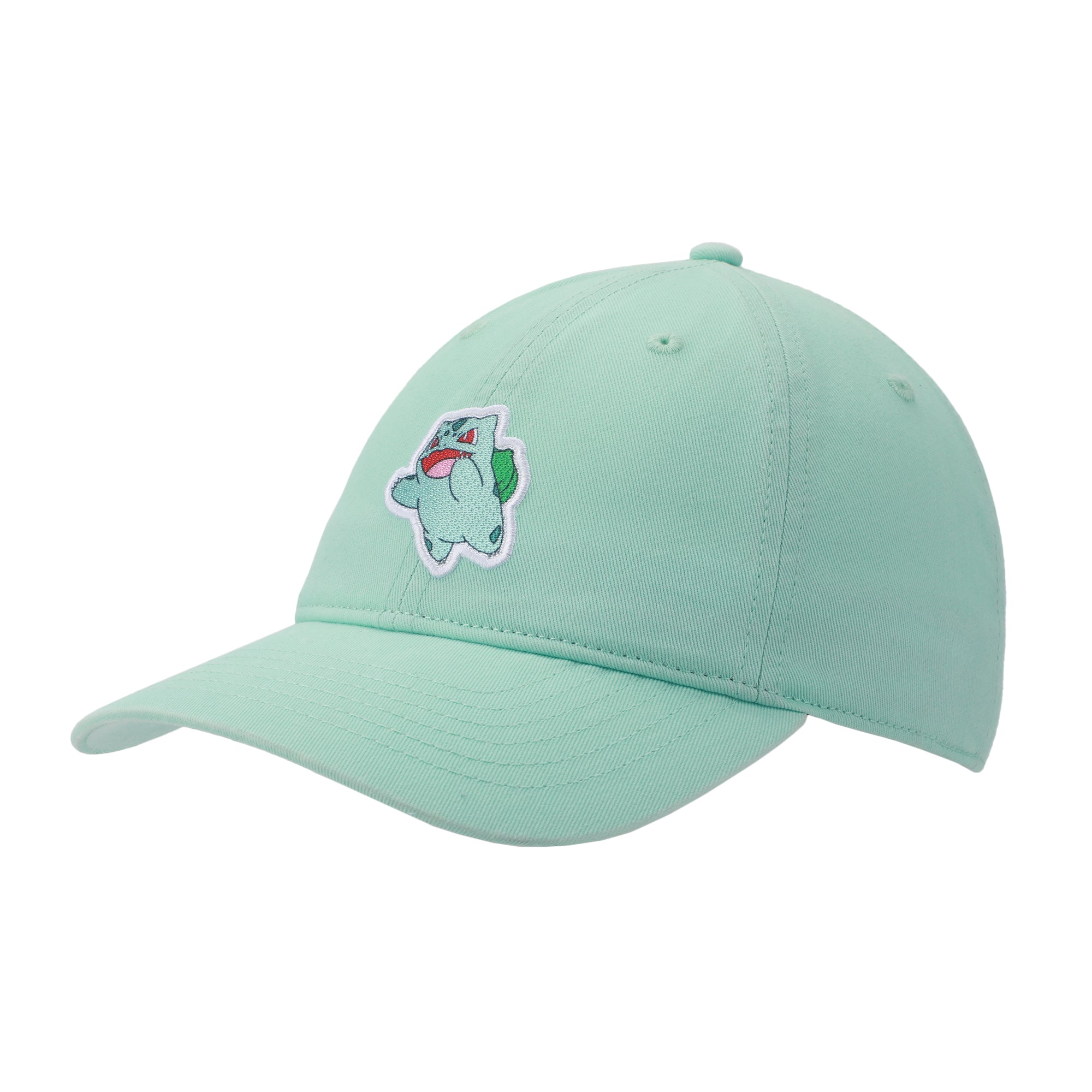 Pokémon Bulbasaur Printed Patch Green Unstructured Baseball Cap