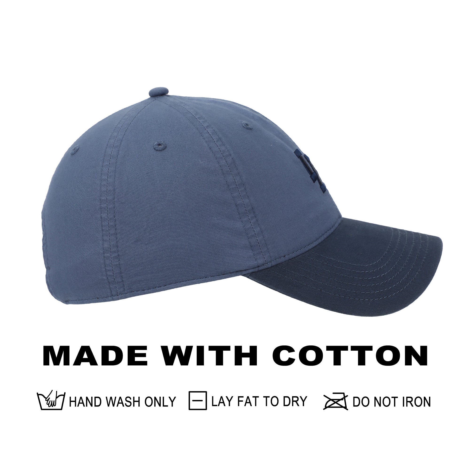 Los Angeles Two-Tone Washed Poplin Unstructured Baseball Cap