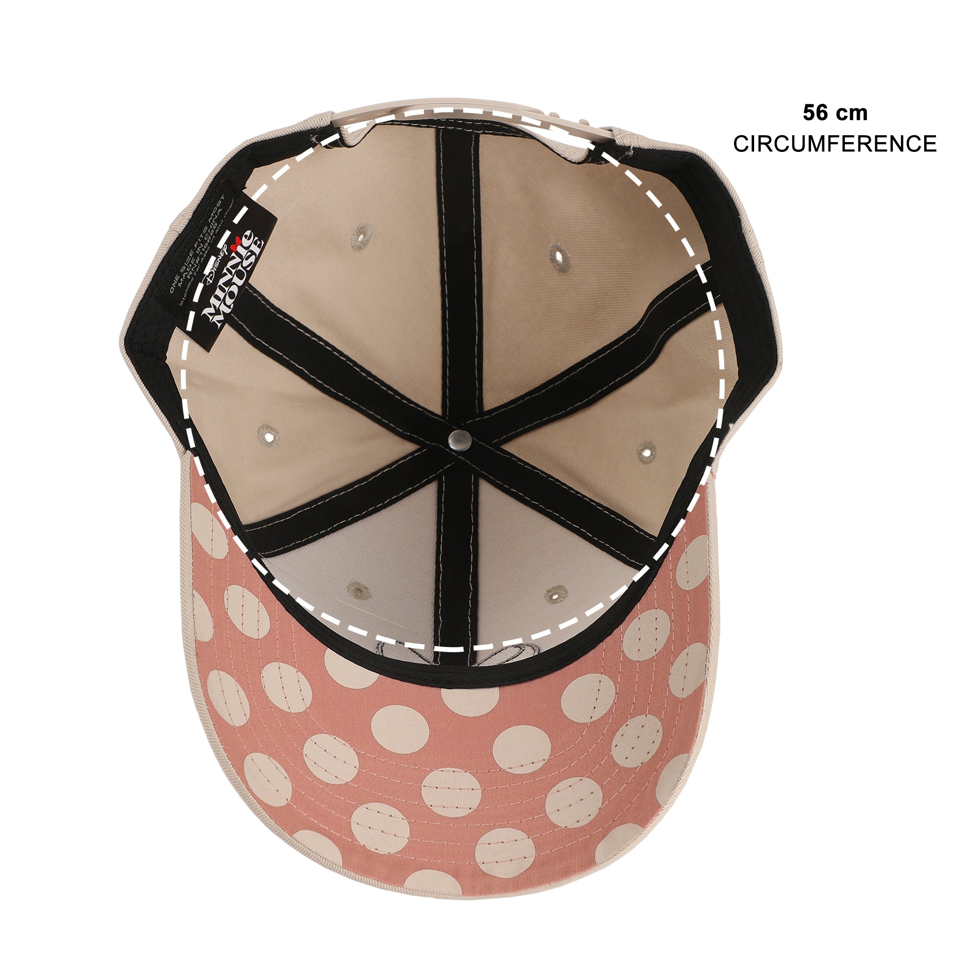 Minnie Mouse Minnie Mouse Bow Embroidery Cotton Twill B2 Ball Cap Traditional Adjustable