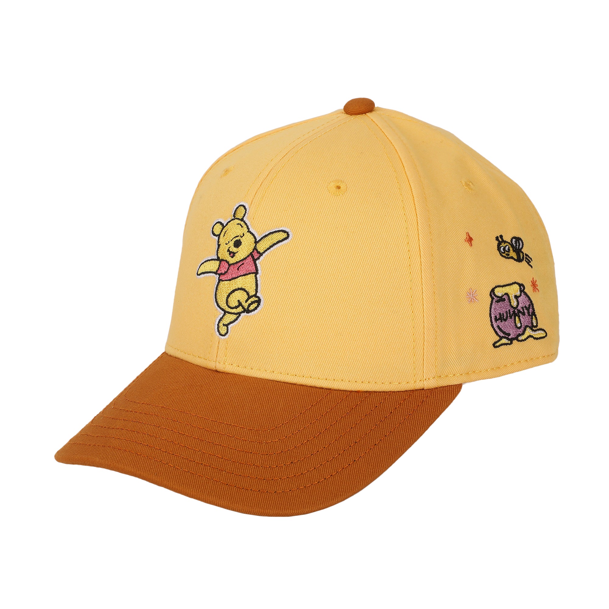 Winnie The Pooh Toothbrush Embroidery Cotton Twill B2 Ball Cap Traditional Adjustable
