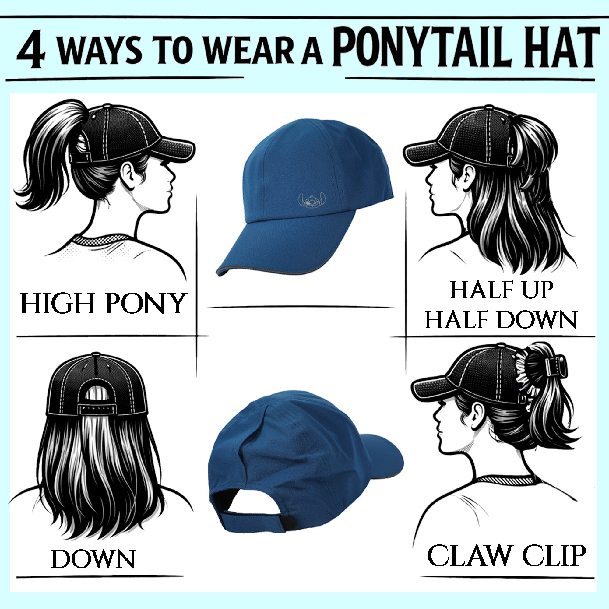 Disney Stitch Character Performance Dad Hat