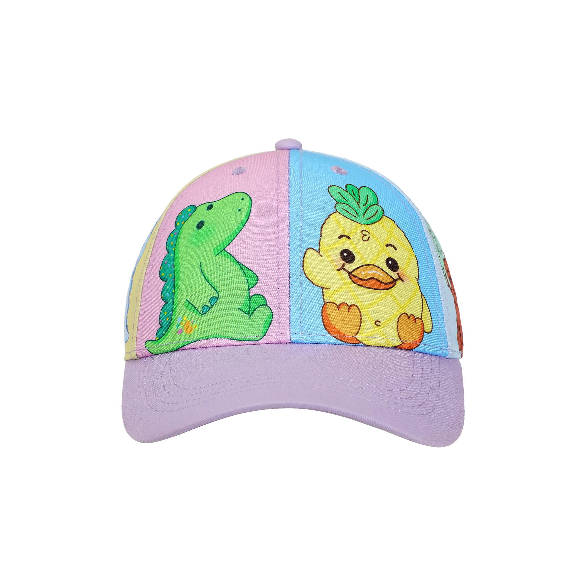 Moriah Elizabeth Animal Character Panels Youth Colorblock Traditional Adjustable Hat