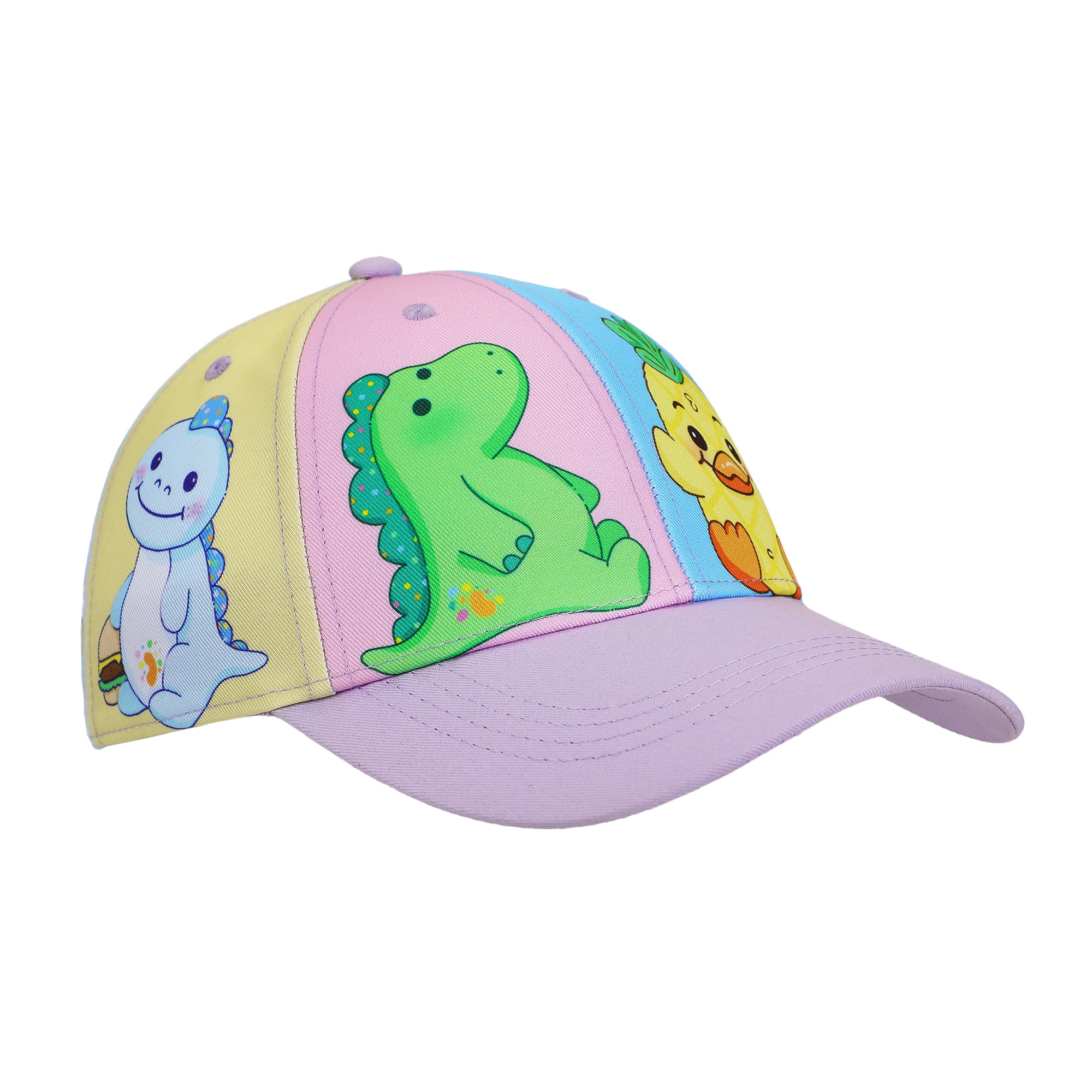 Moriah Elizabeth Animal Character Panels Youth Colorblock Traditional Adjustable Hat