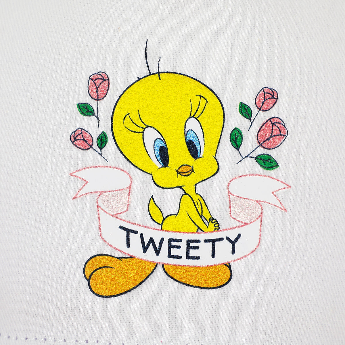 Looney Tunes Tweety Bird Glitter Brim Baseball Cap for Girls