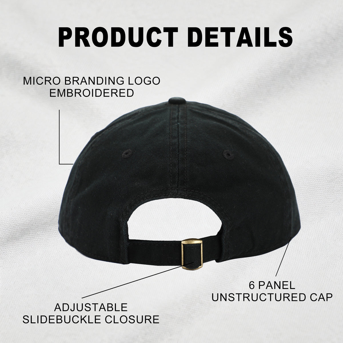 Ghost Face Embroidered Baseball Cap - Black Cotton Horror Dad Hat, Curved Bill, Adjustable Buckle Closure, Unisex