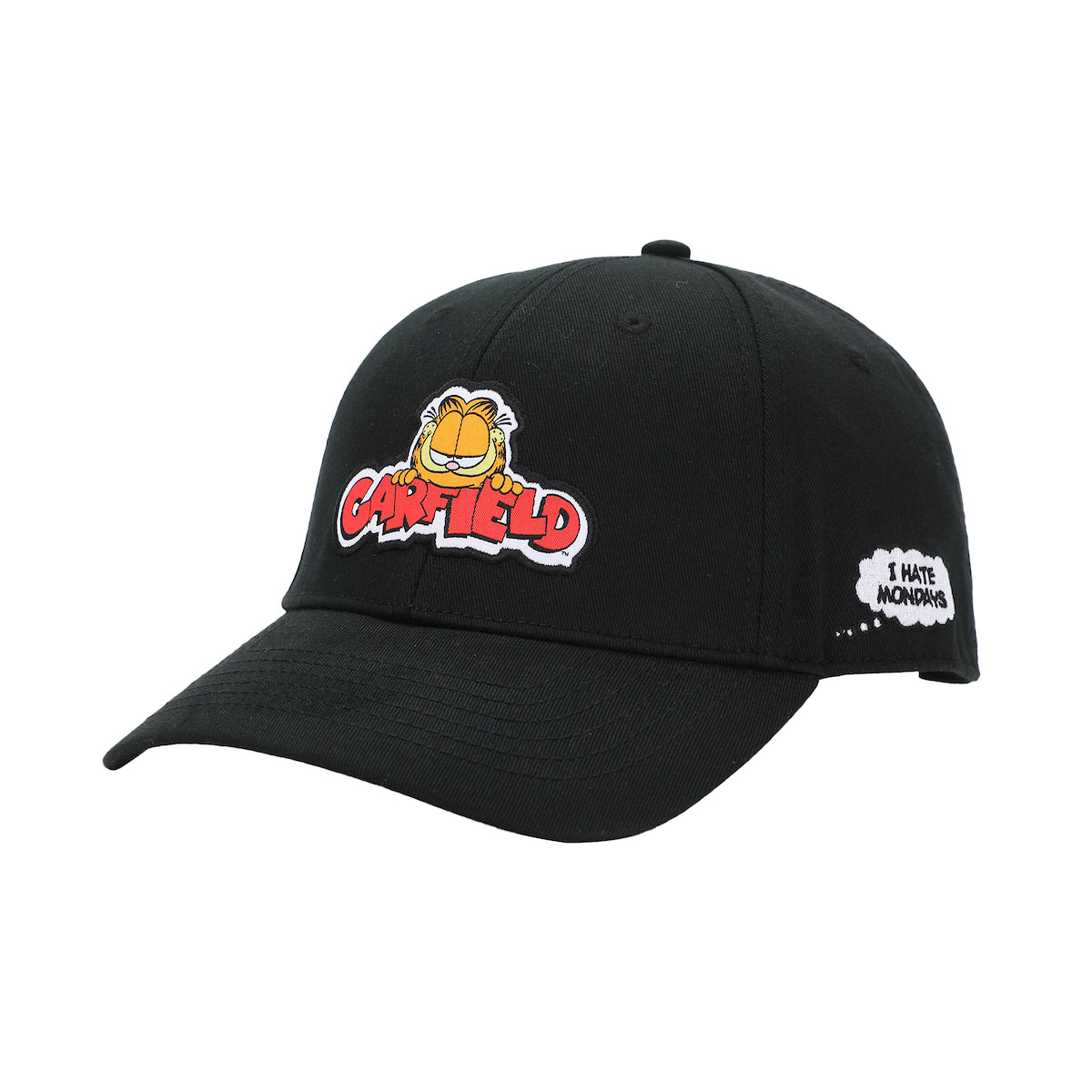 Garfield Character Logo Black Baseball Cap