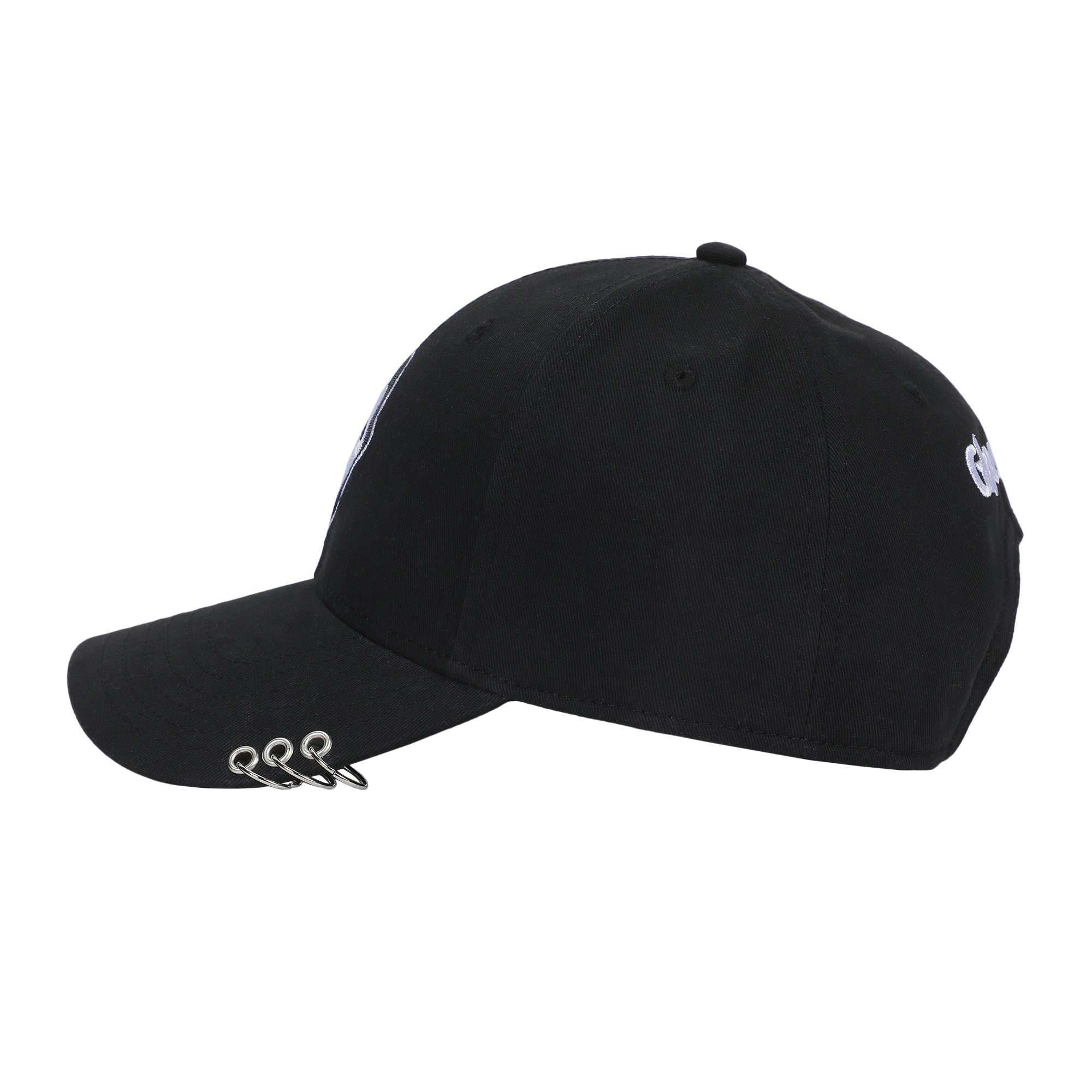 Ghostface Character Embroidered AOP Men's Black Baseball Cap