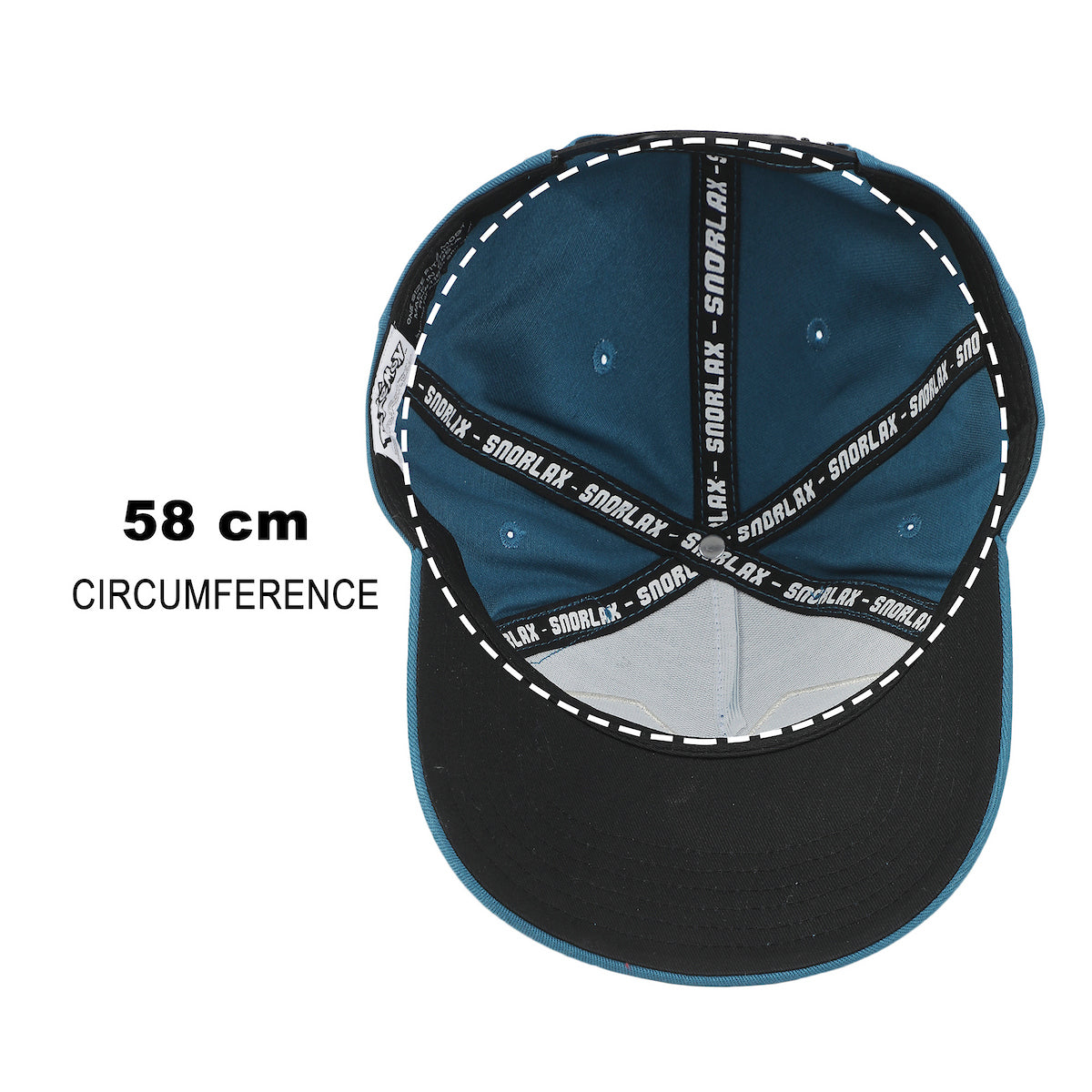 Pokémon Big Face Snorlax Adult Blue Traditional Adjustable Hat