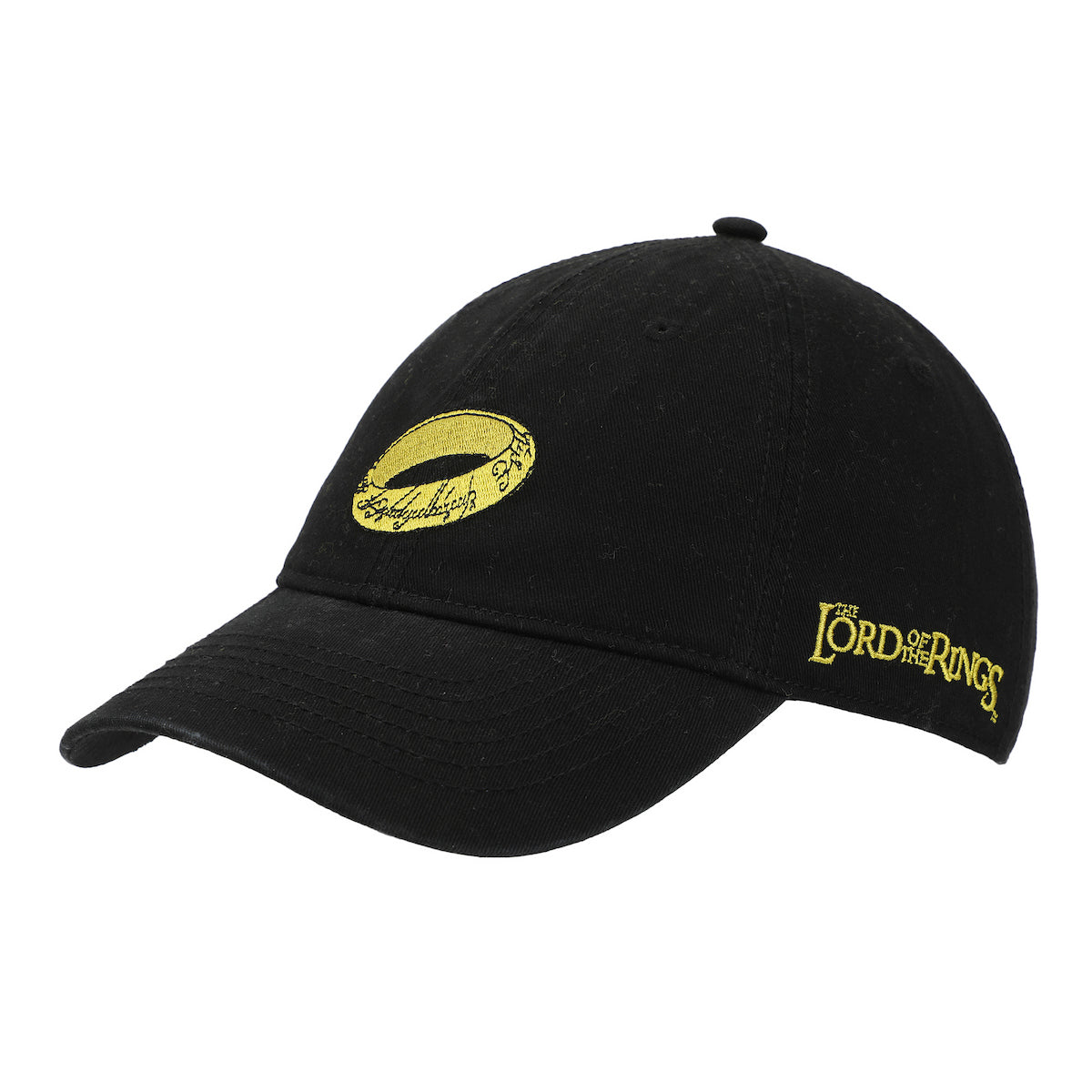 Lord Of The Rings The One Ring Black Unstructured Baseball Cap