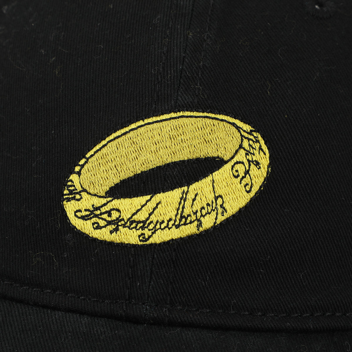 Lord Of The Rings The One Ring Black Unstructured Baseball Cap