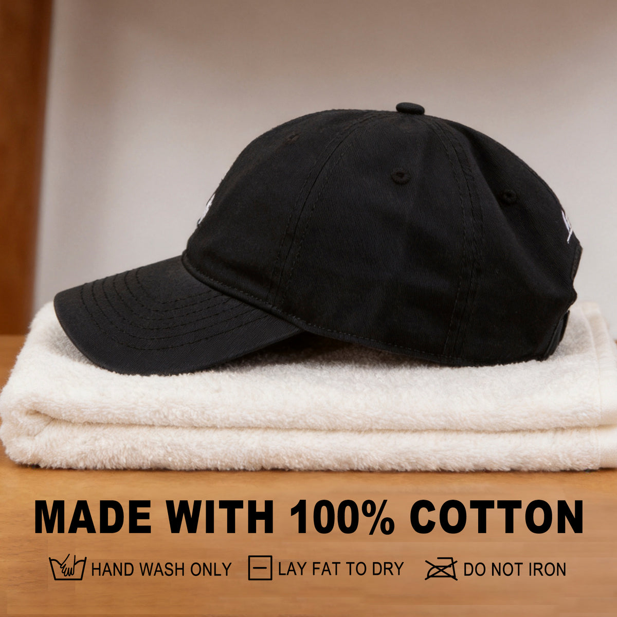 Disney Mickey Mouse Glove Black Unstructured Baseball Cap