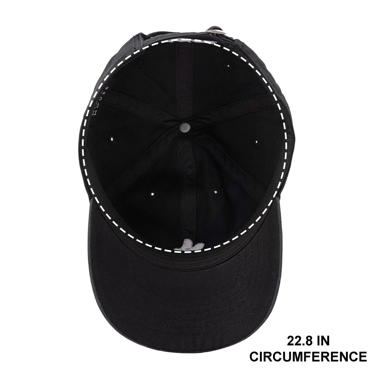 Disney Mickey Mouse Glove Black Unstructured Baseball Cap