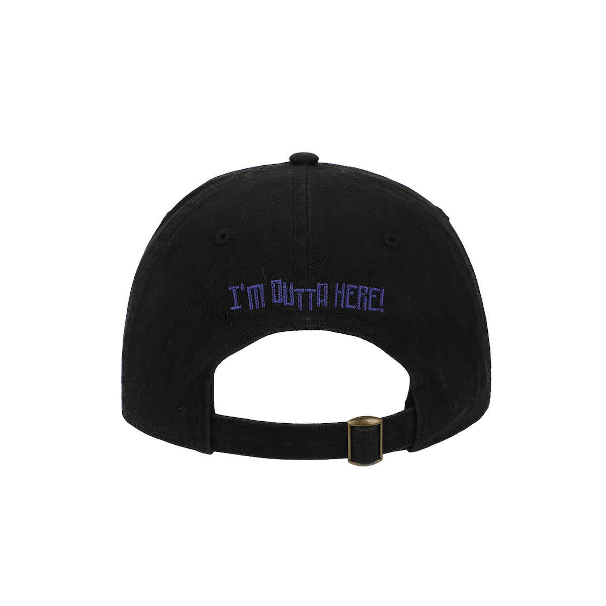 Sonic The Hedgehog I'm Outta Here Black Unstructured Baseball Cap