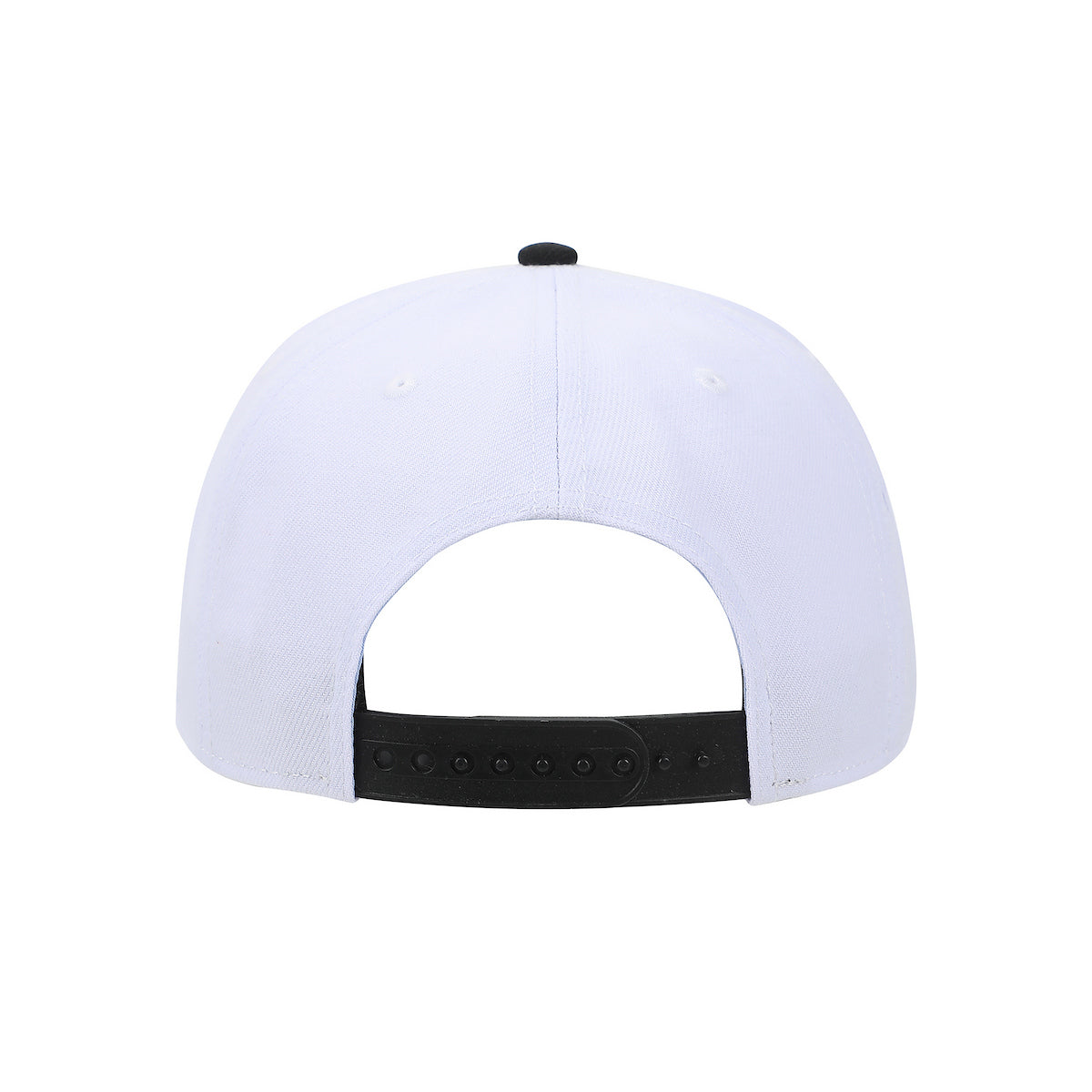 Kuromi Riding Baku Adult White & Black Snapback Hat