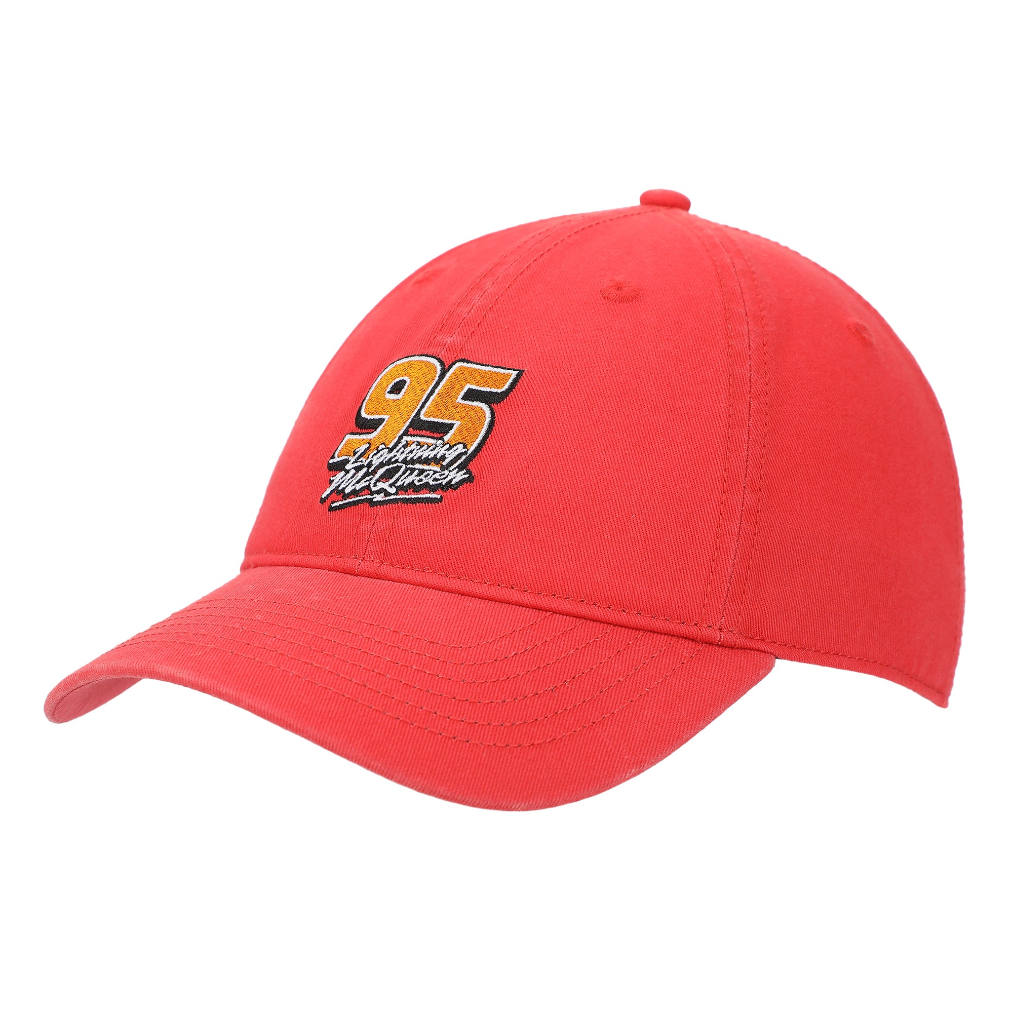 Disney Pixar Cars Lightning McQueen 95 Men's Red Unstructured Baseball Cap