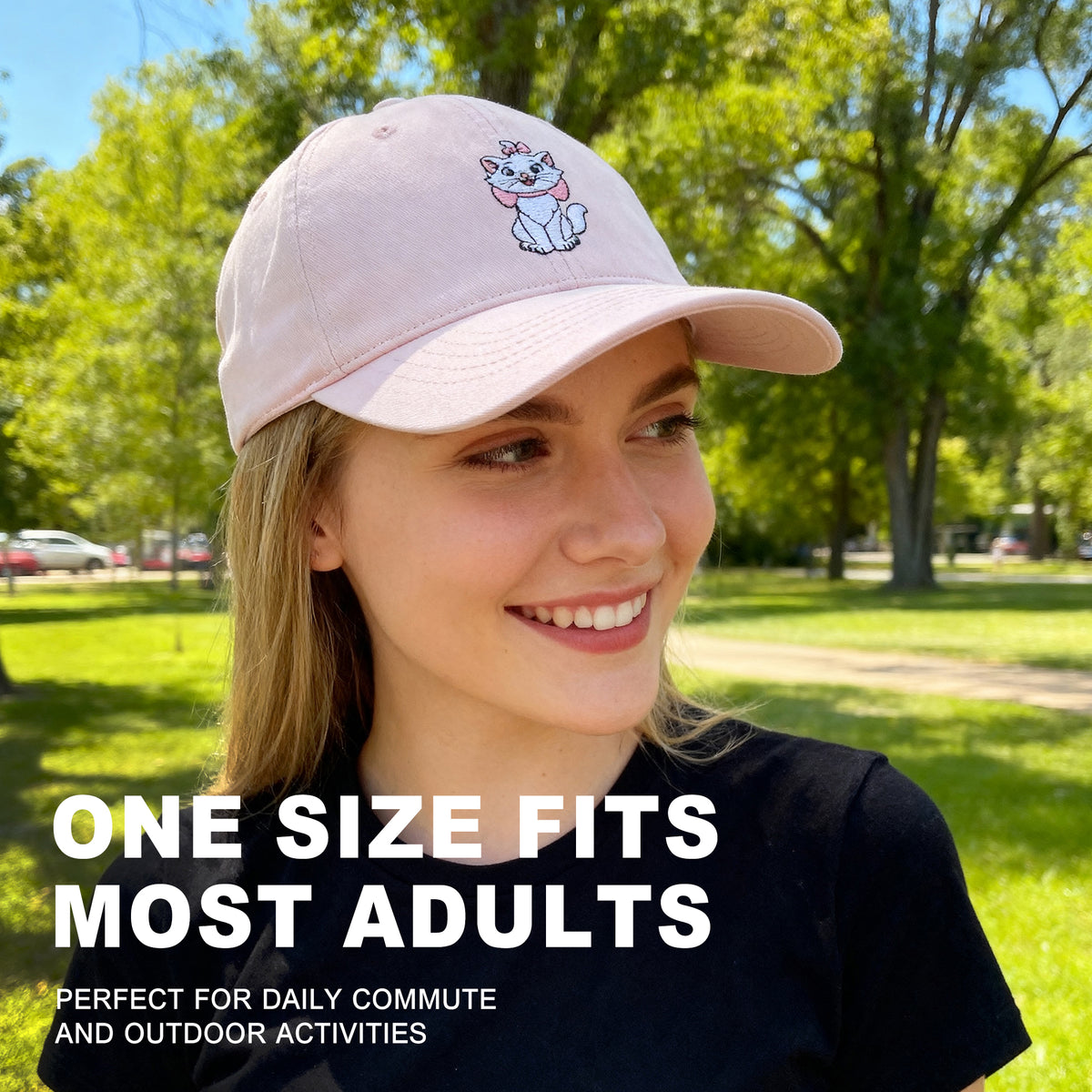 Disney Aristocats Marie Women's Pink Unstructured Baseball Cap